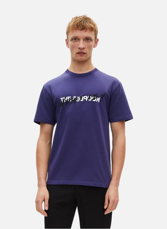 T-shirt manches courtes what is Bleu by THE KOOPLES THE KOOPLES T-shirt manches courtes what is Bleu