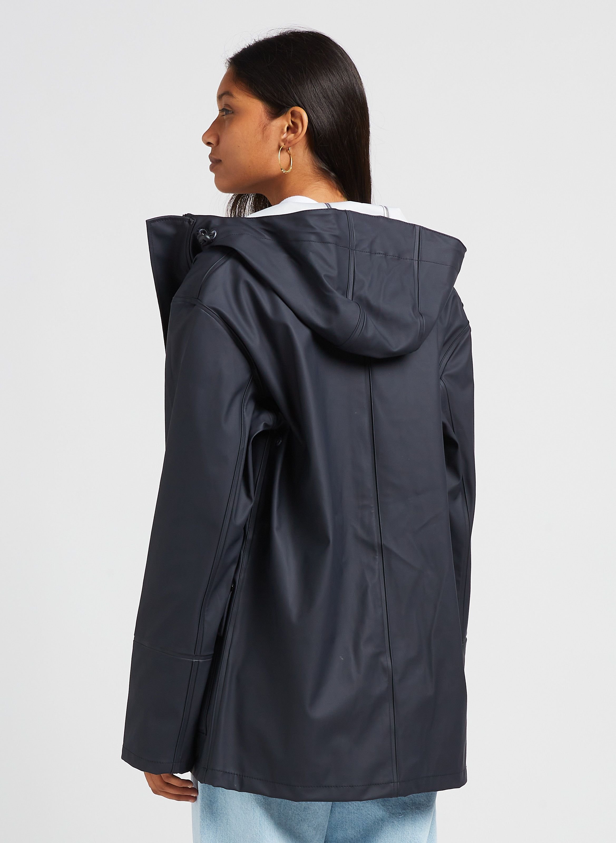 Penmarch hooded raincoat ARMOR-LUX Blue