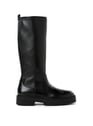 Bottes Spherica en cuir mélangé  | Noir by GEOX GEOX Bottes Spherica en cuir mélangé  | Noir