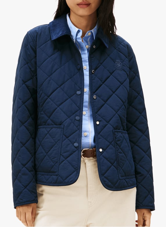 Veste matelassée | Bleu by TOMMY HILFIGER Veste matelassée Bleu
