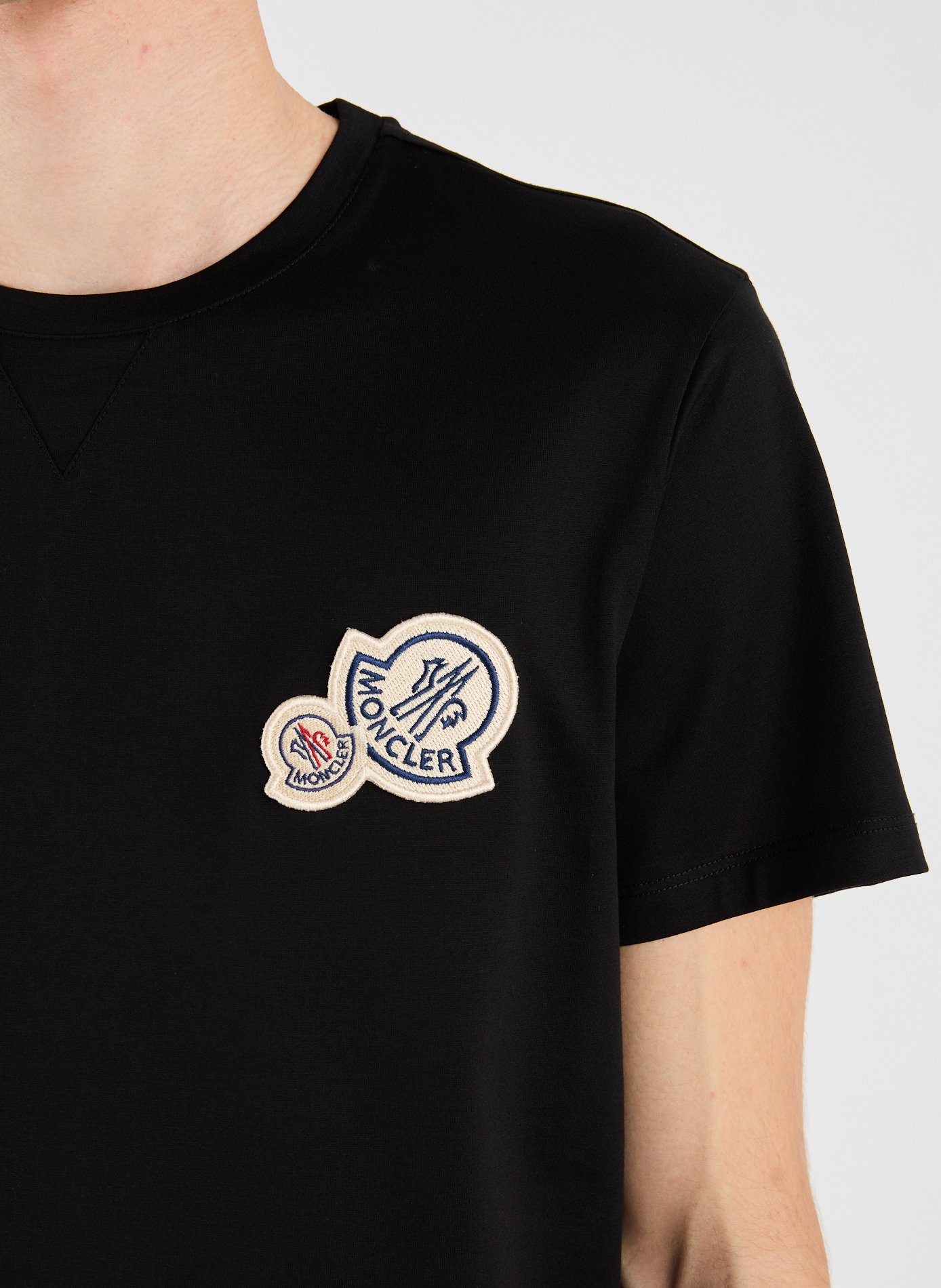 Classic Cotton T-Shirt MONCLER Black
