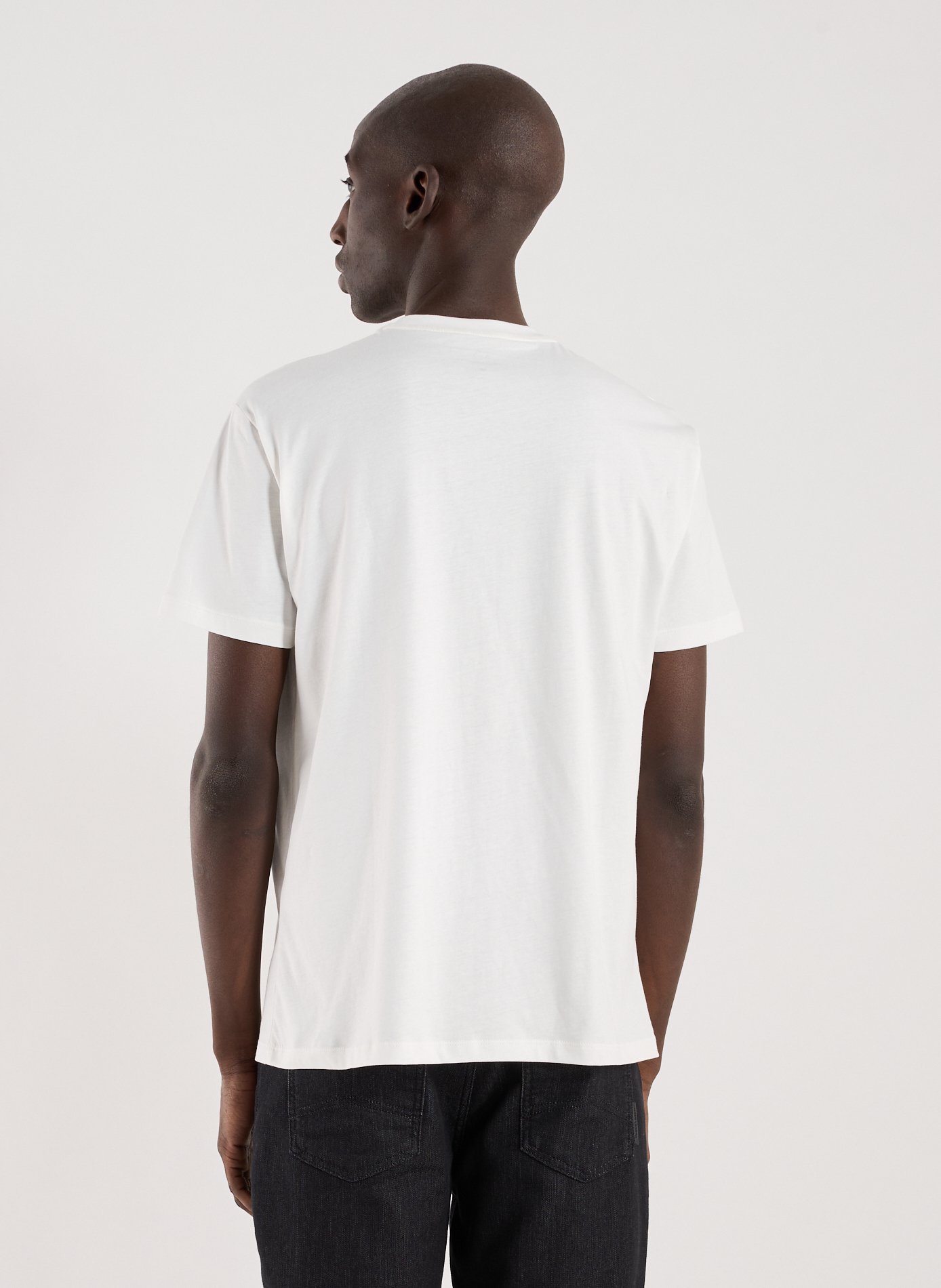 Straight-fit cotton T-shirt ARMANI EXCHANGE White