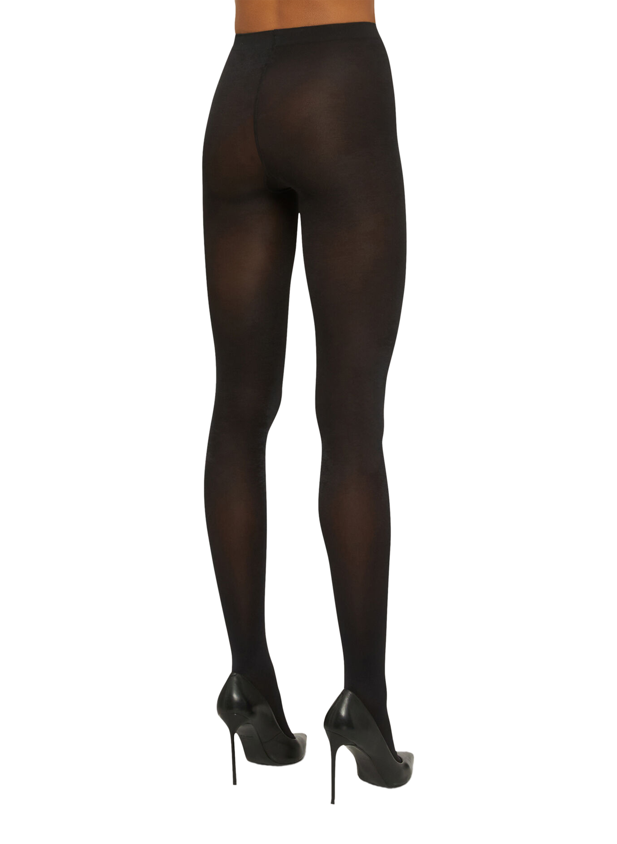 Collants satin opaque 50 WOLFORD Noir