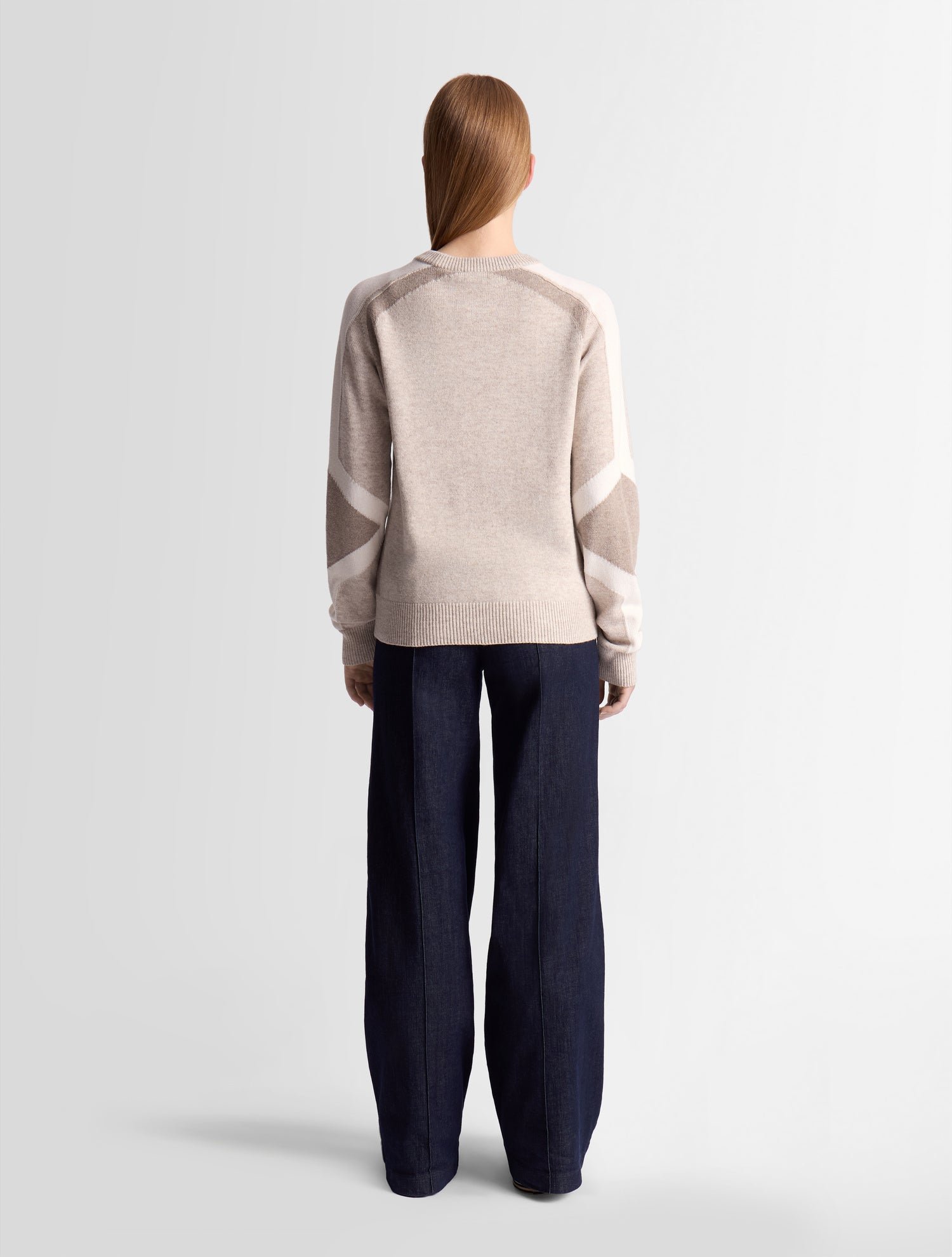 Pull rivena col rond FUSALP Blanc