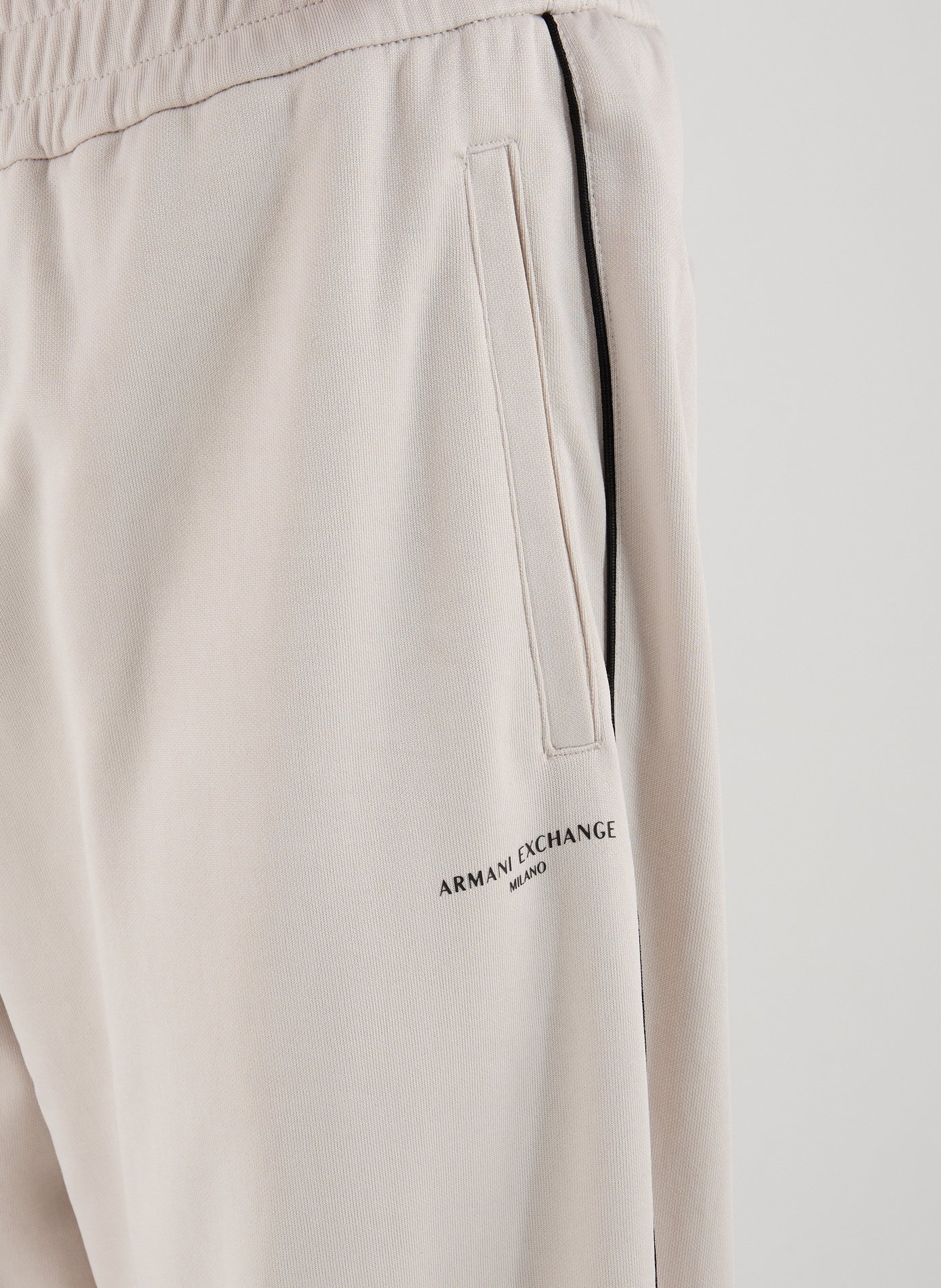 Jogger pants with contrasting piping ARMANI EXCHANGE Brown