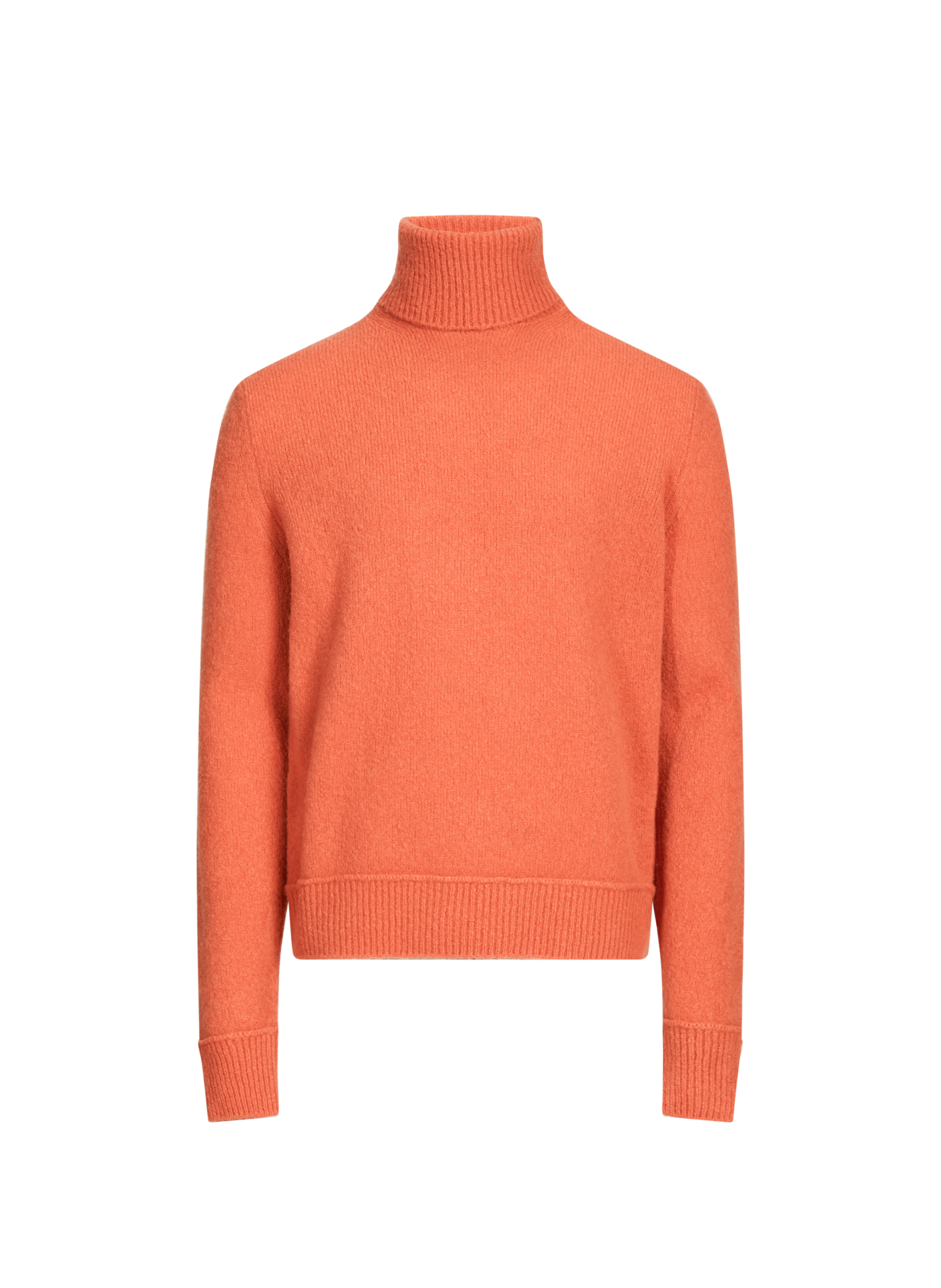 Turtleneck sweater in blended virgin wool MONCLER Orange
