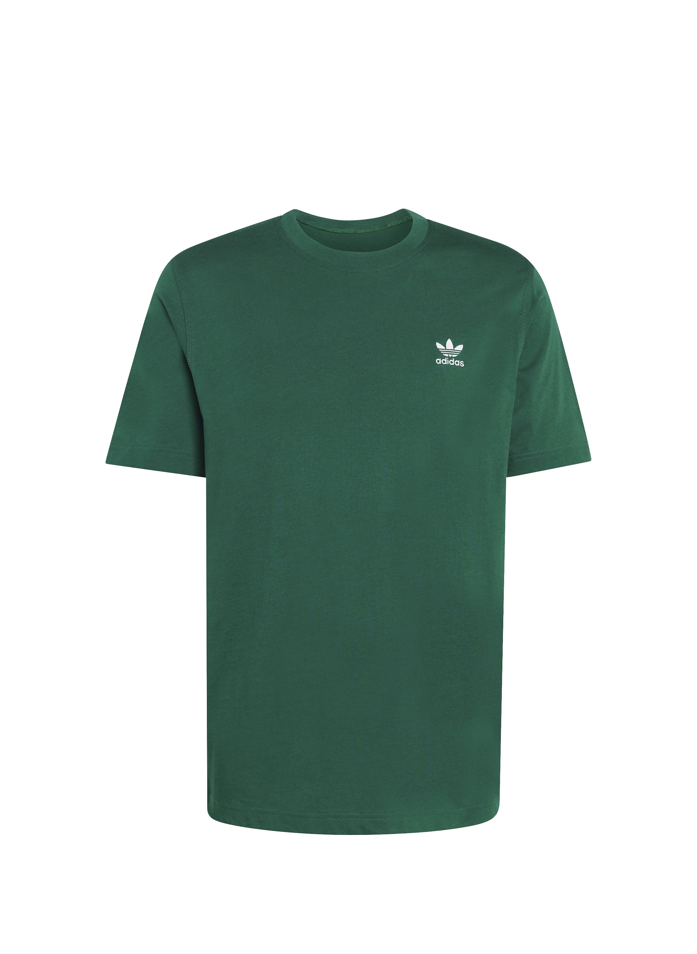 Straight short-sleeved cotton T-shirt ADIDAS Green