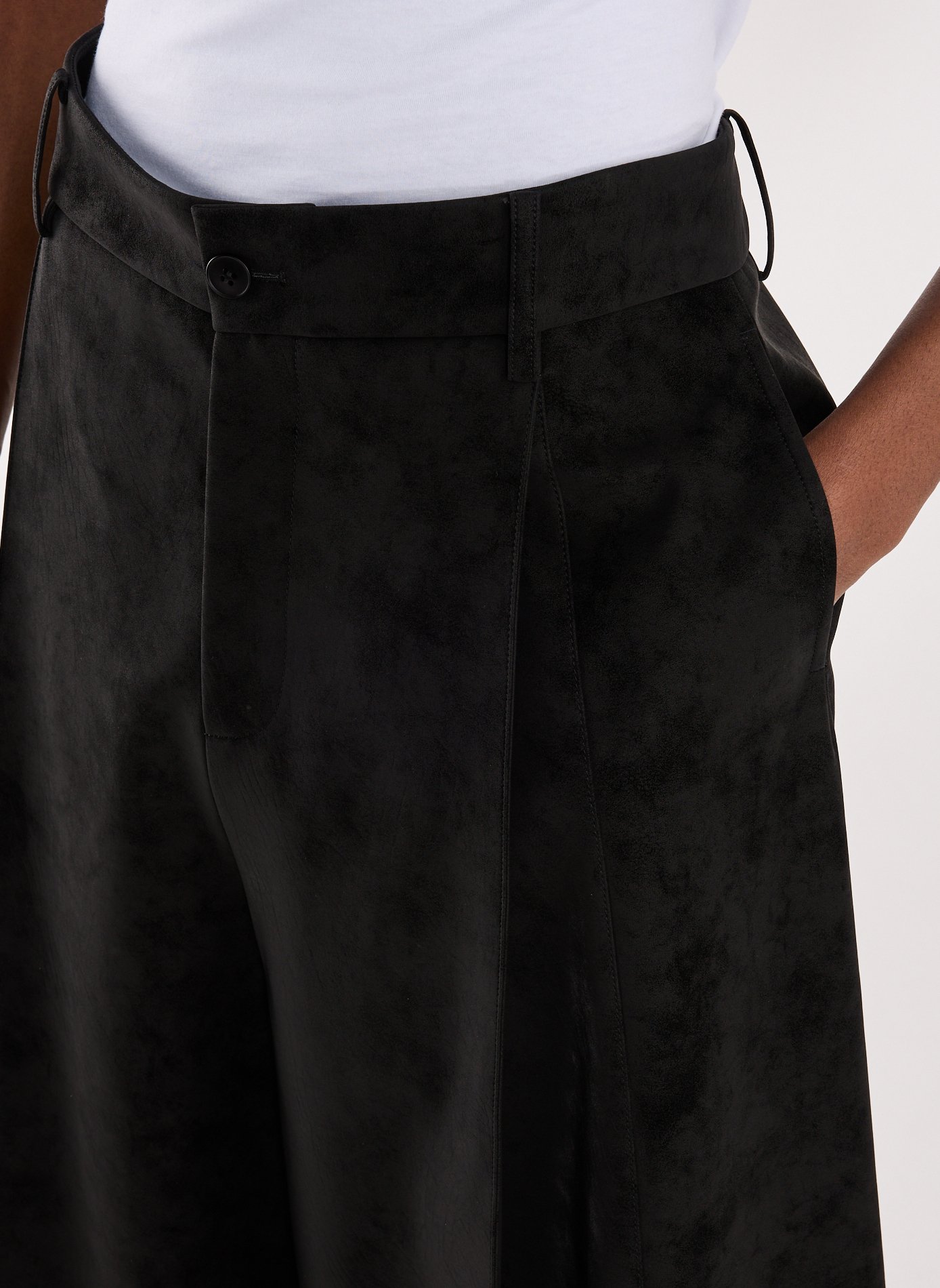 Elasticated trousers SEAN SUEN Black