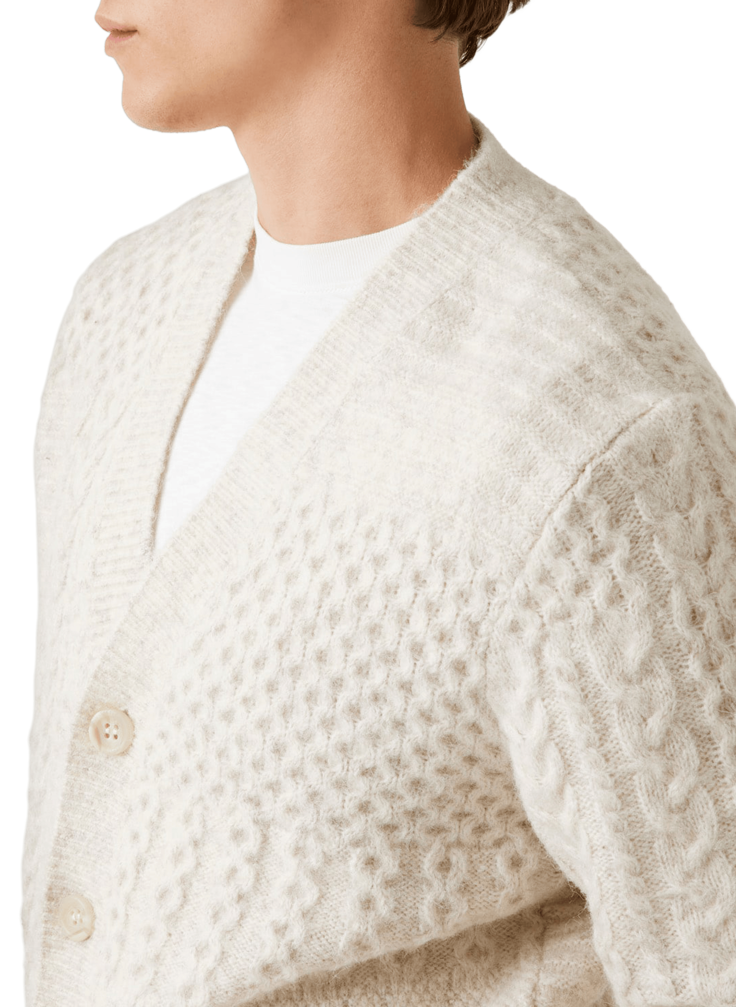 Knitted cardigan GUESS Beige