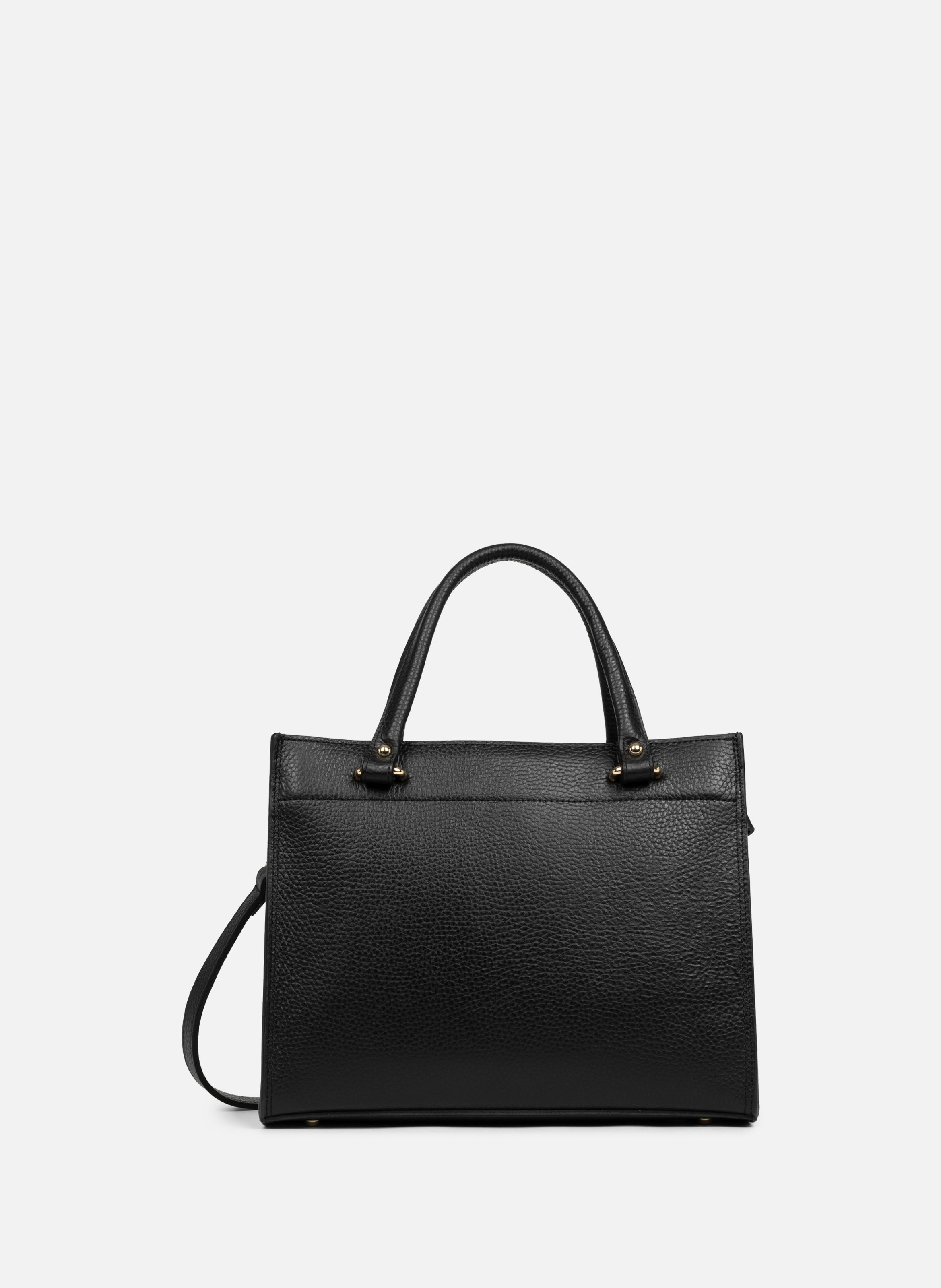 Sac à main - foulonné double daily Noir