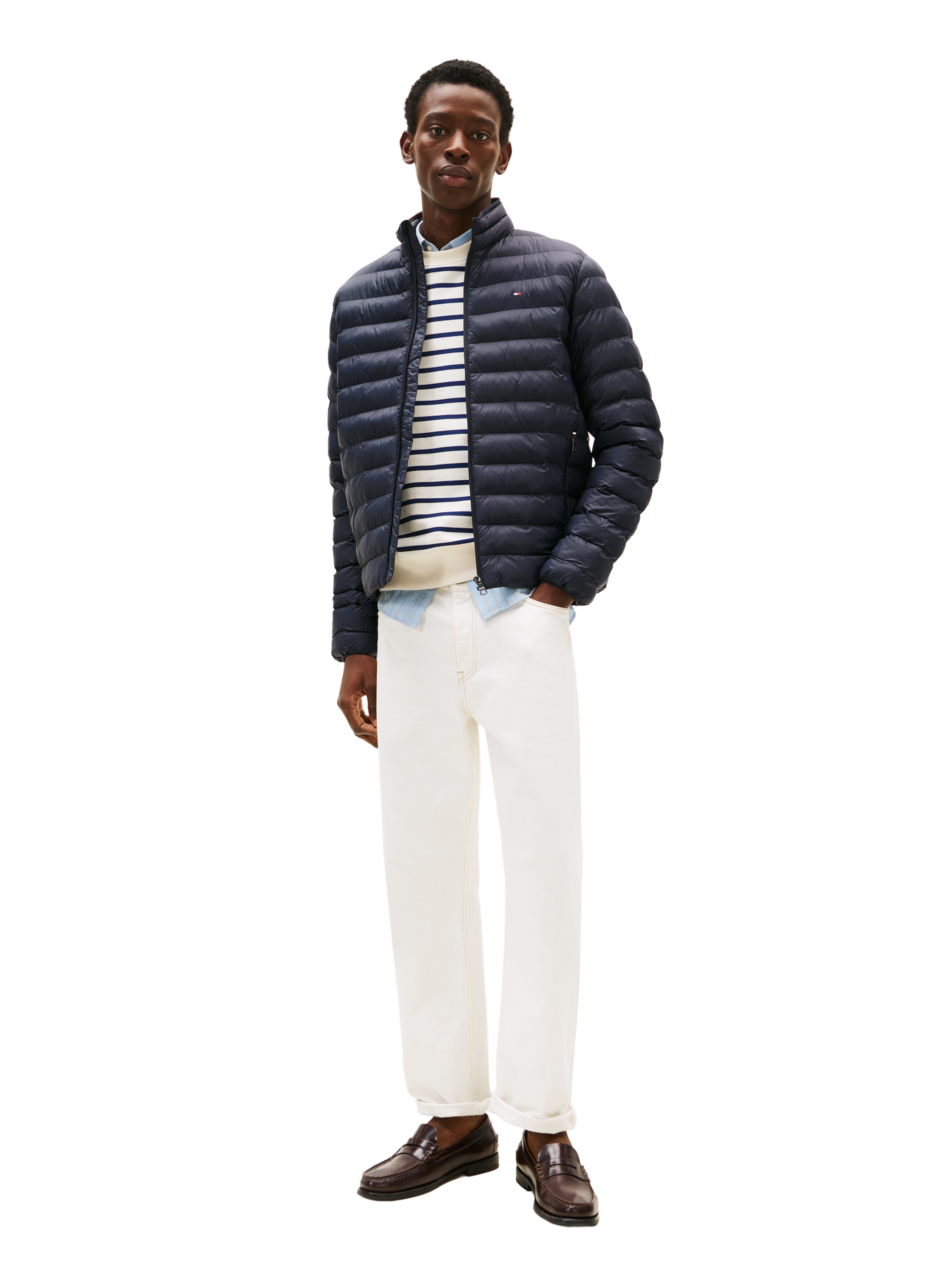 Quilted Packable Casual Jacket TOMMY HILFIGER Blue