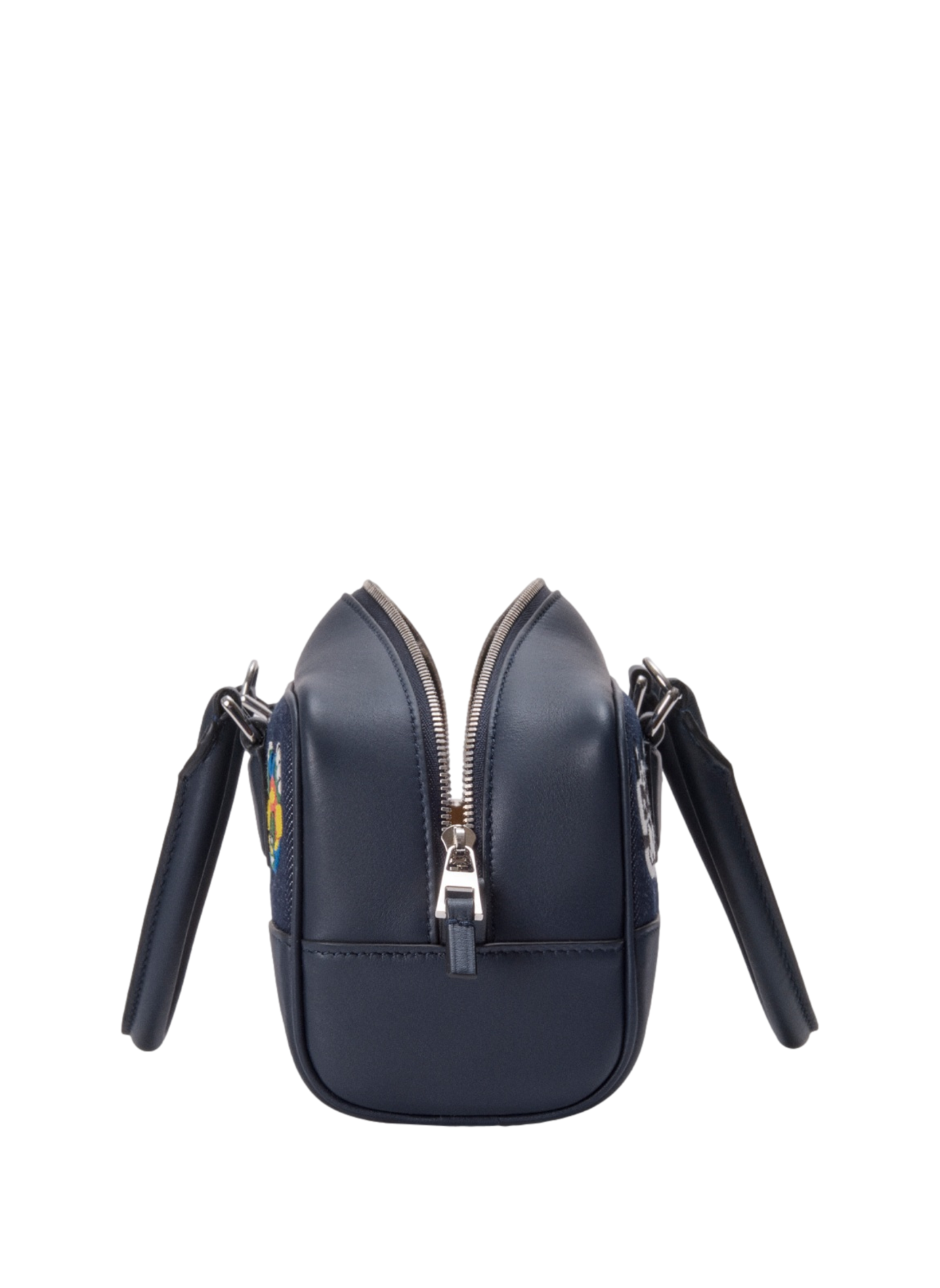 LOEWE x Louis Wain - Sac Amazona 23 Cropped Cats en denim brodé LOEWE Bleu