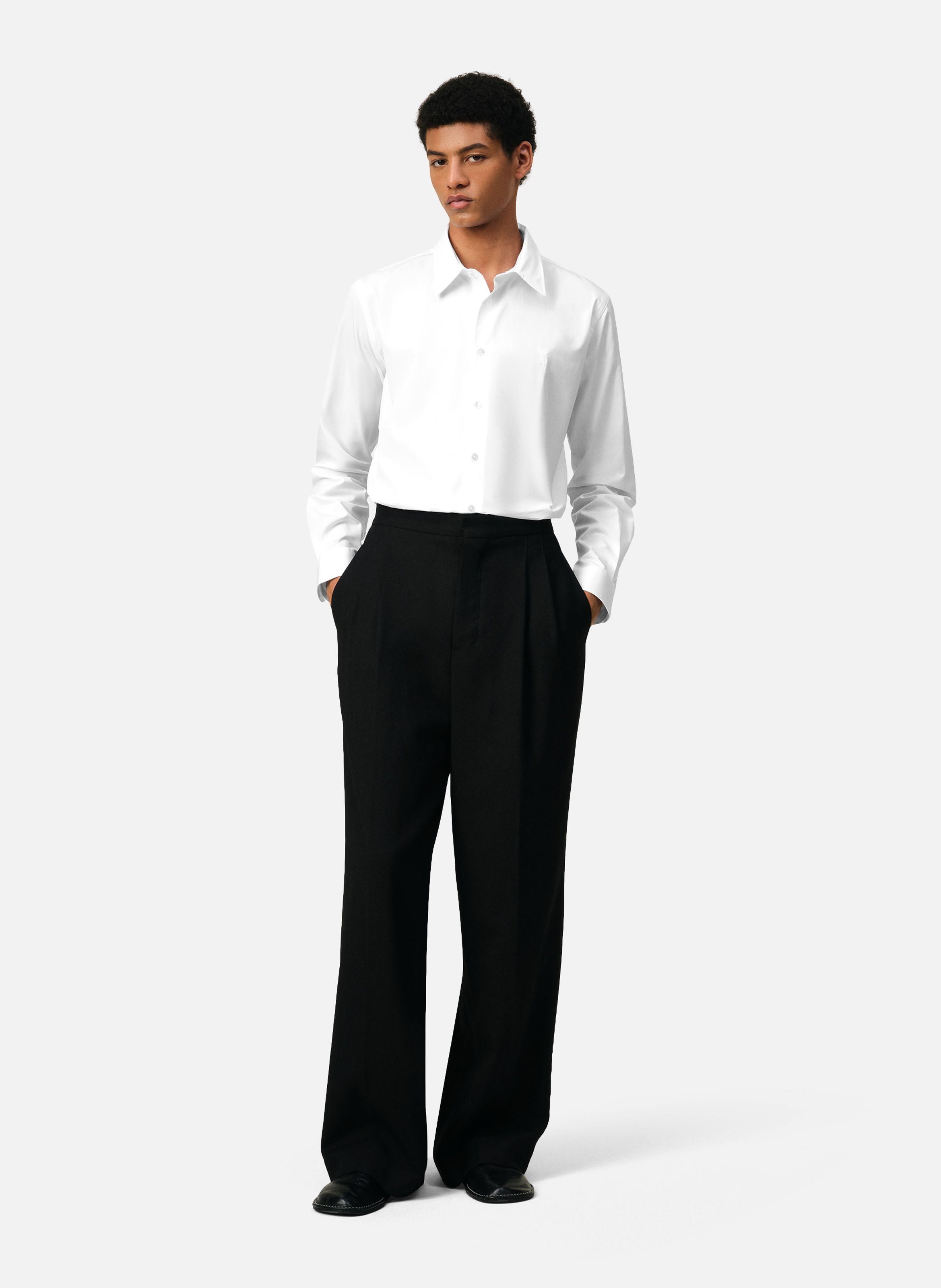 Chemise Classique Ami de Coeur AMI PARIS Blanc