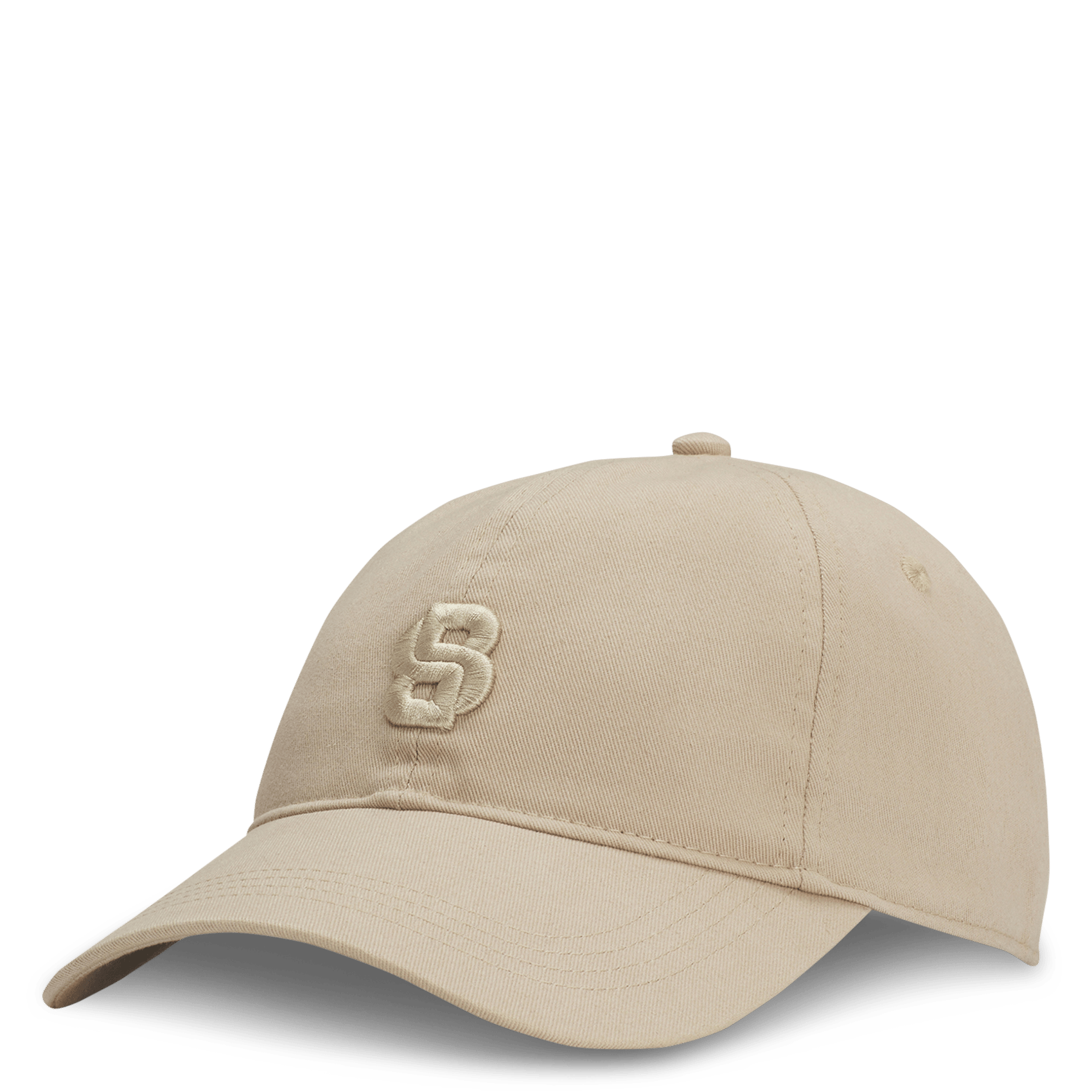 Casquette brodée en coton BOSS Beige