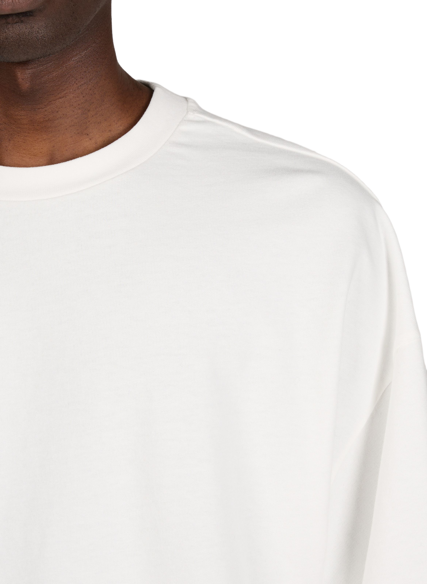 Solid color oversized cotton T-shirt ENTIRE STUDIOS White