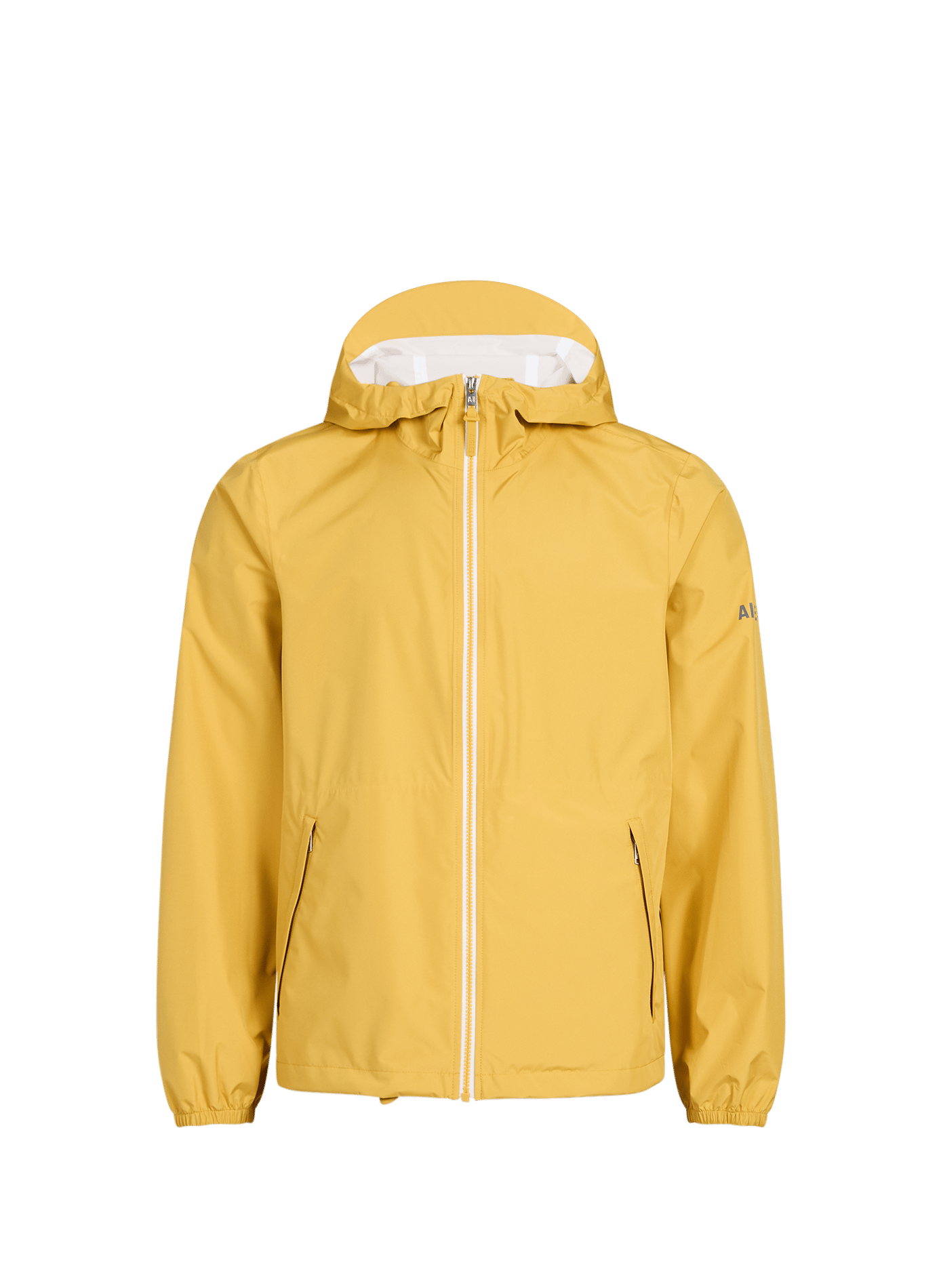 Hooded windproof jacket AIGLE Yellow