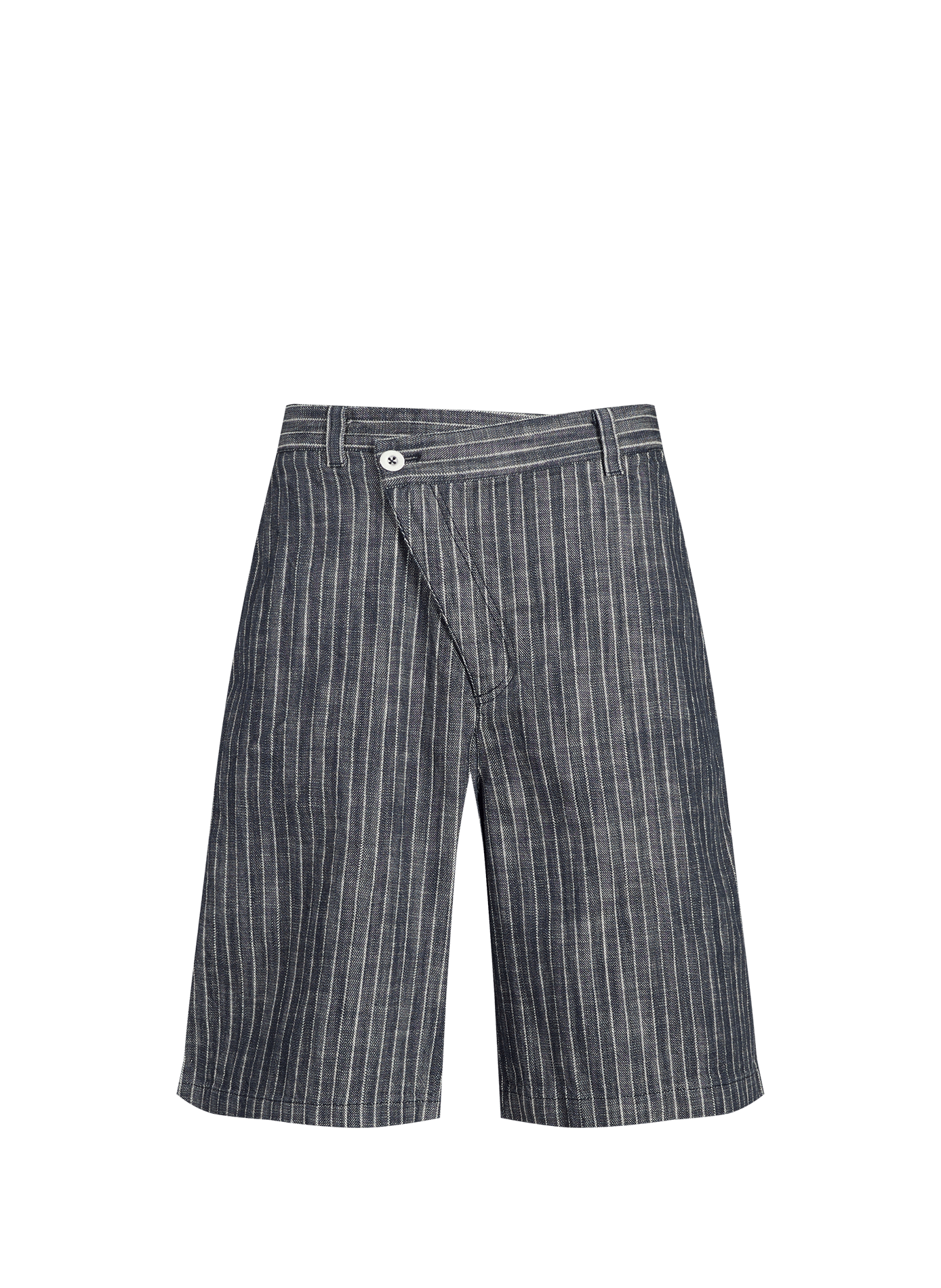 Striped denim shorts MERELY MADE Blue