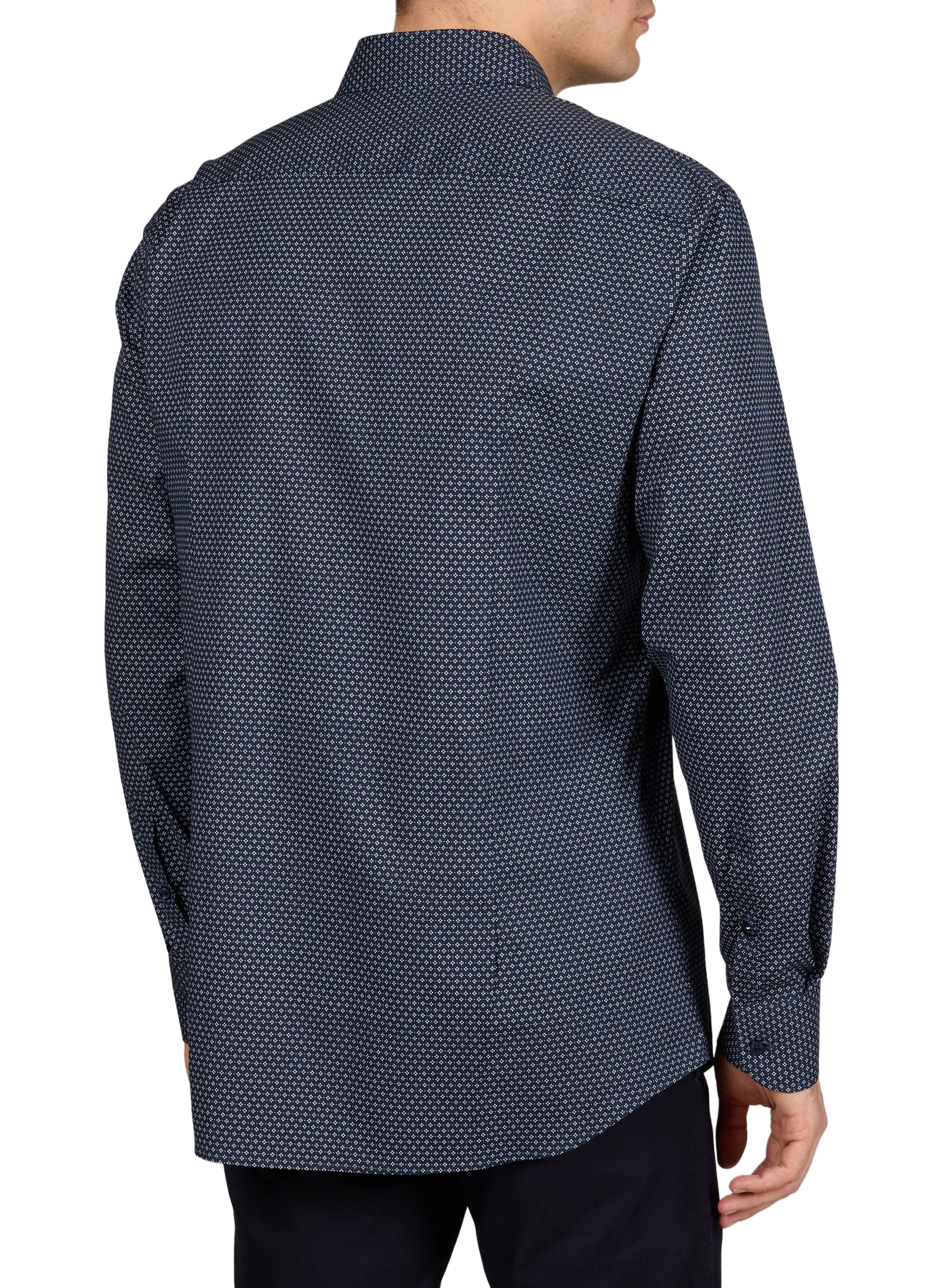 Chemise slim Hank à motif BOSS Black
