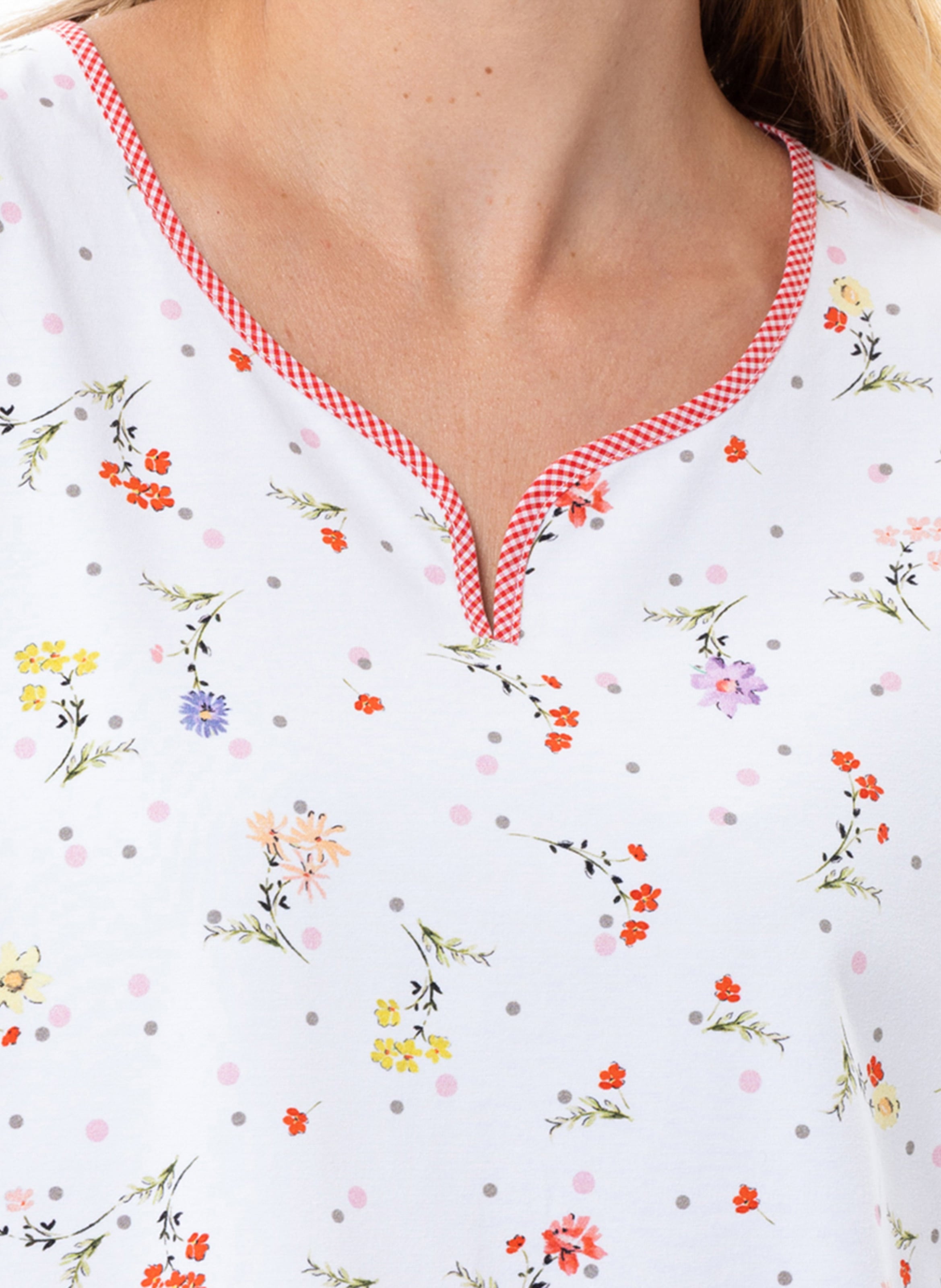 Pyjama short en coton daisy 200 LE CHAT Multicolore