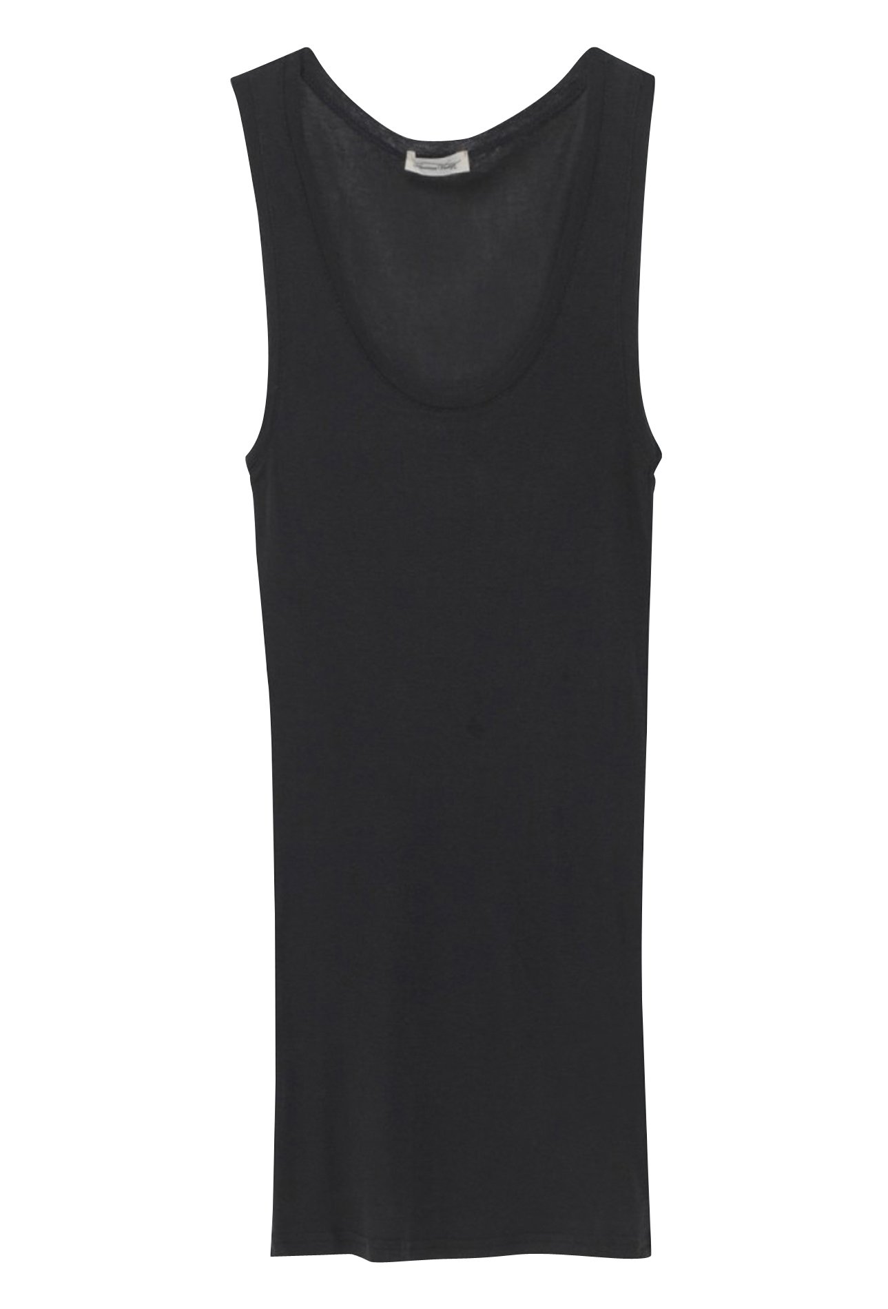 Débardeur à col rond en coton massachusetts AMERICAN VINTAGE Noir