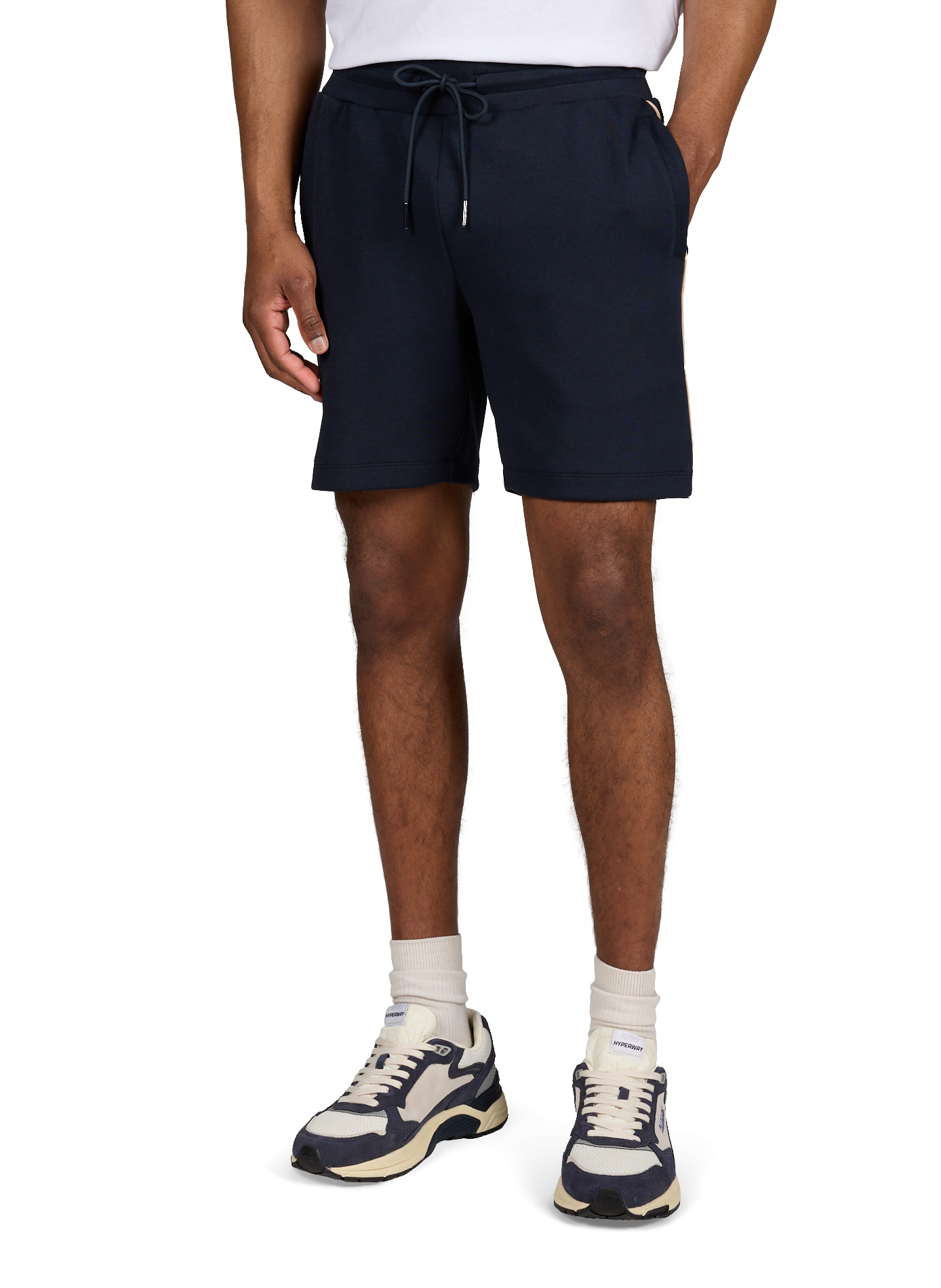 Short en molleton ajusté en coton mélangé HACKETT