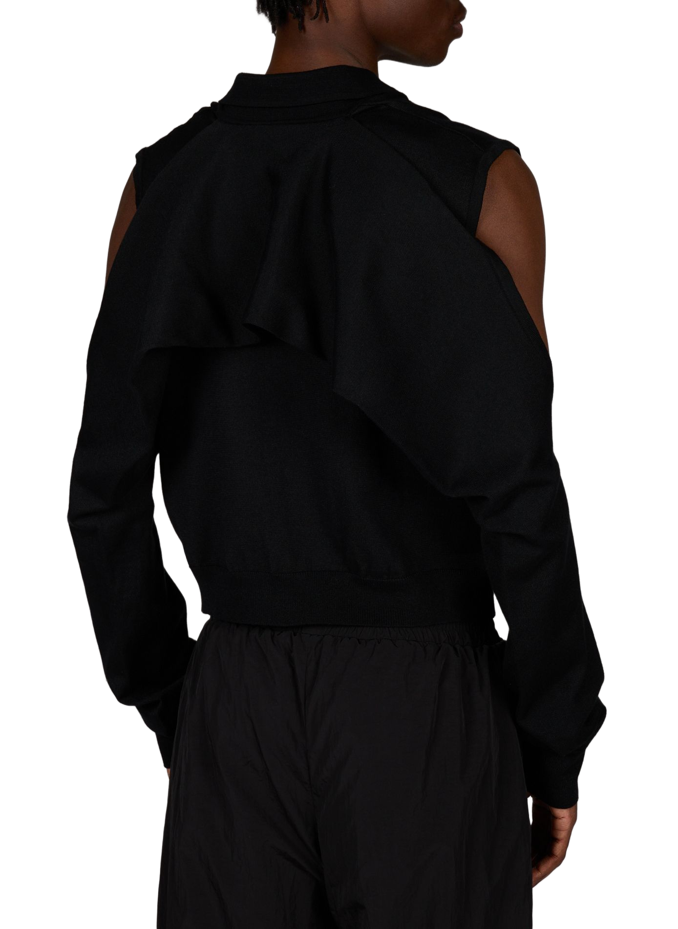 Top en coton mélangé ALAINPAUL Noir