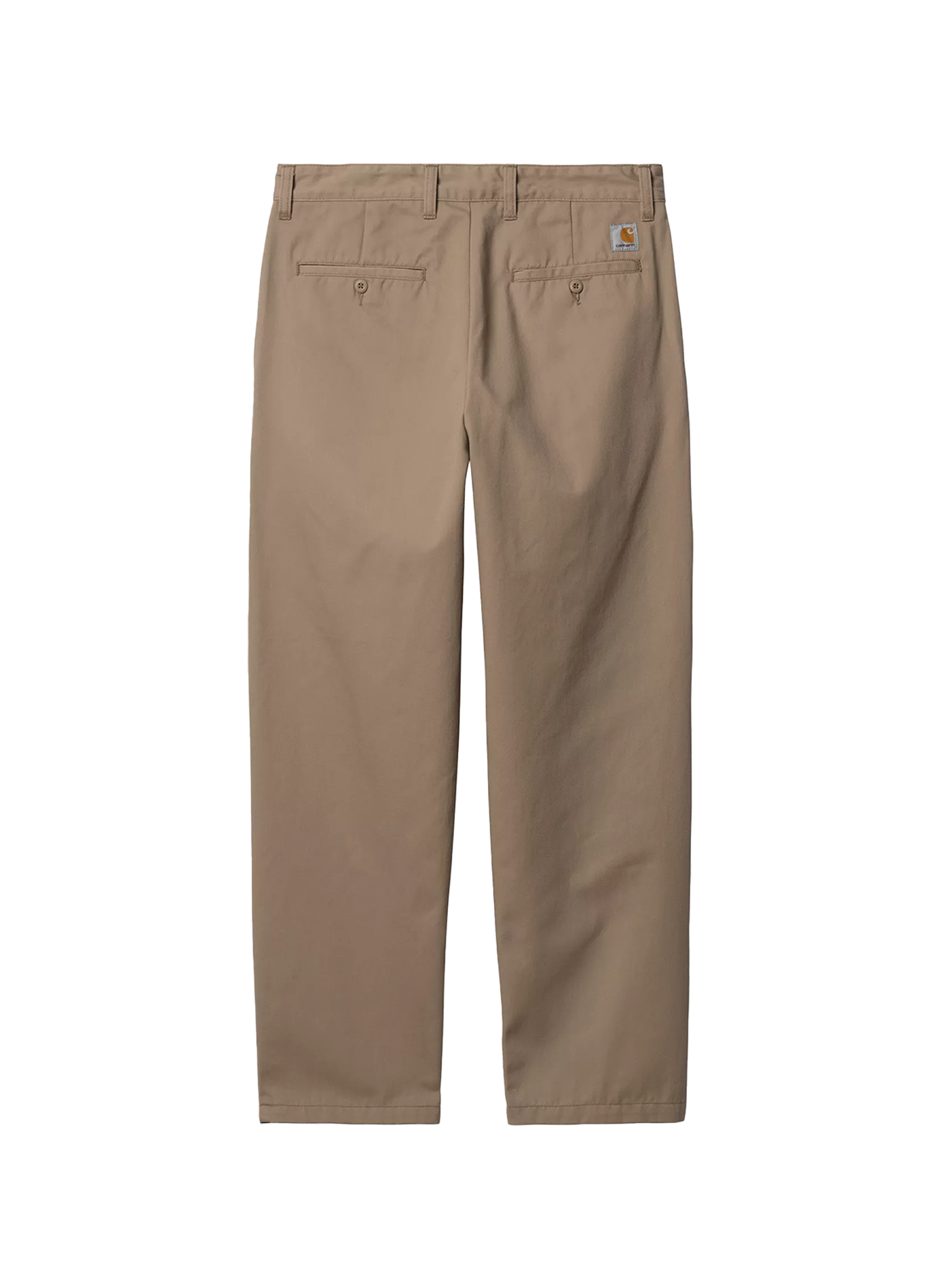 Straight cotton-blend trousers CARHARTT WIP Beige