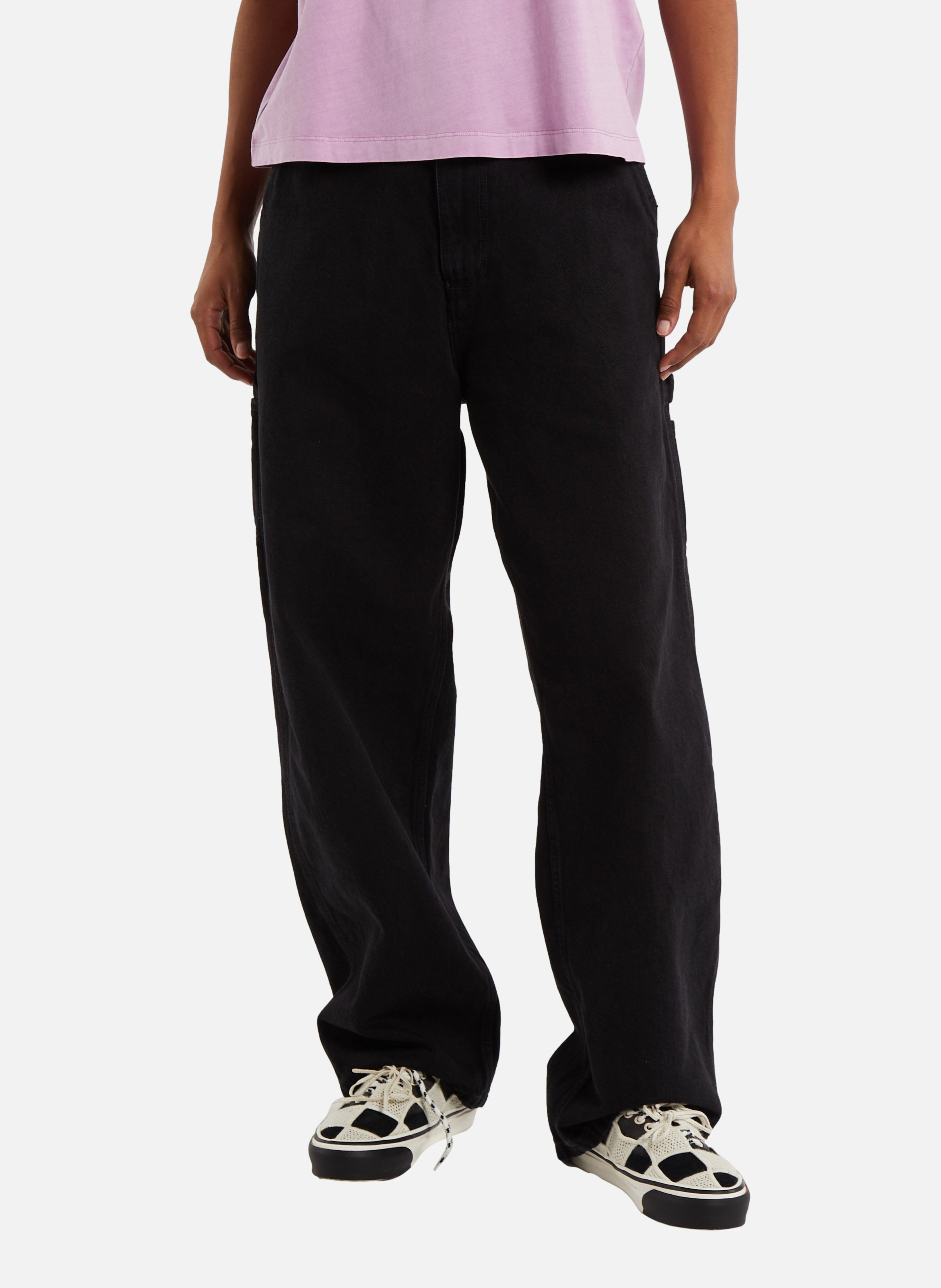 Pantalon w' brandon single knee CARHARTT WIP Noir