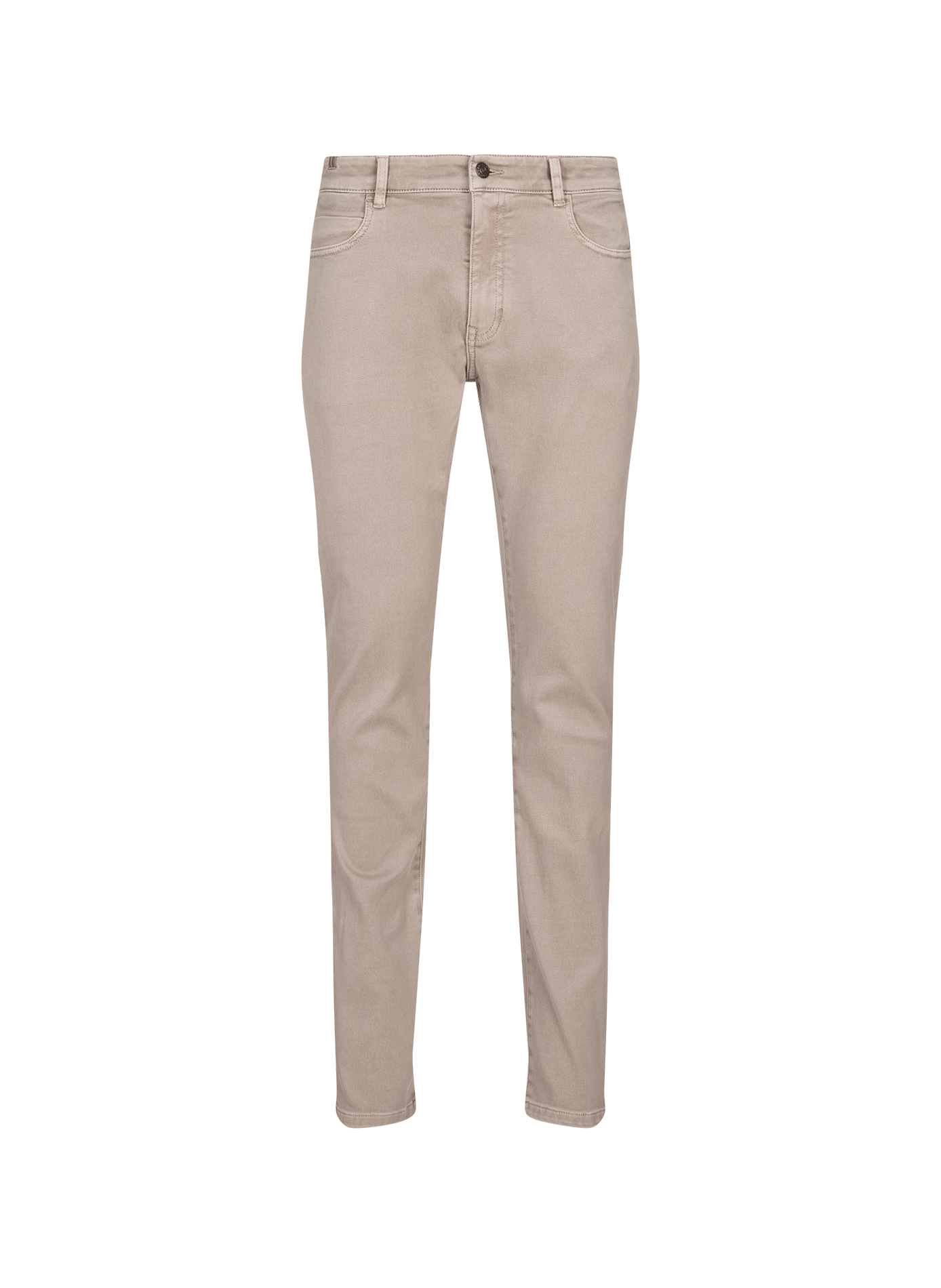 Jean slim en mezcla de algodón NOTIFY Beige