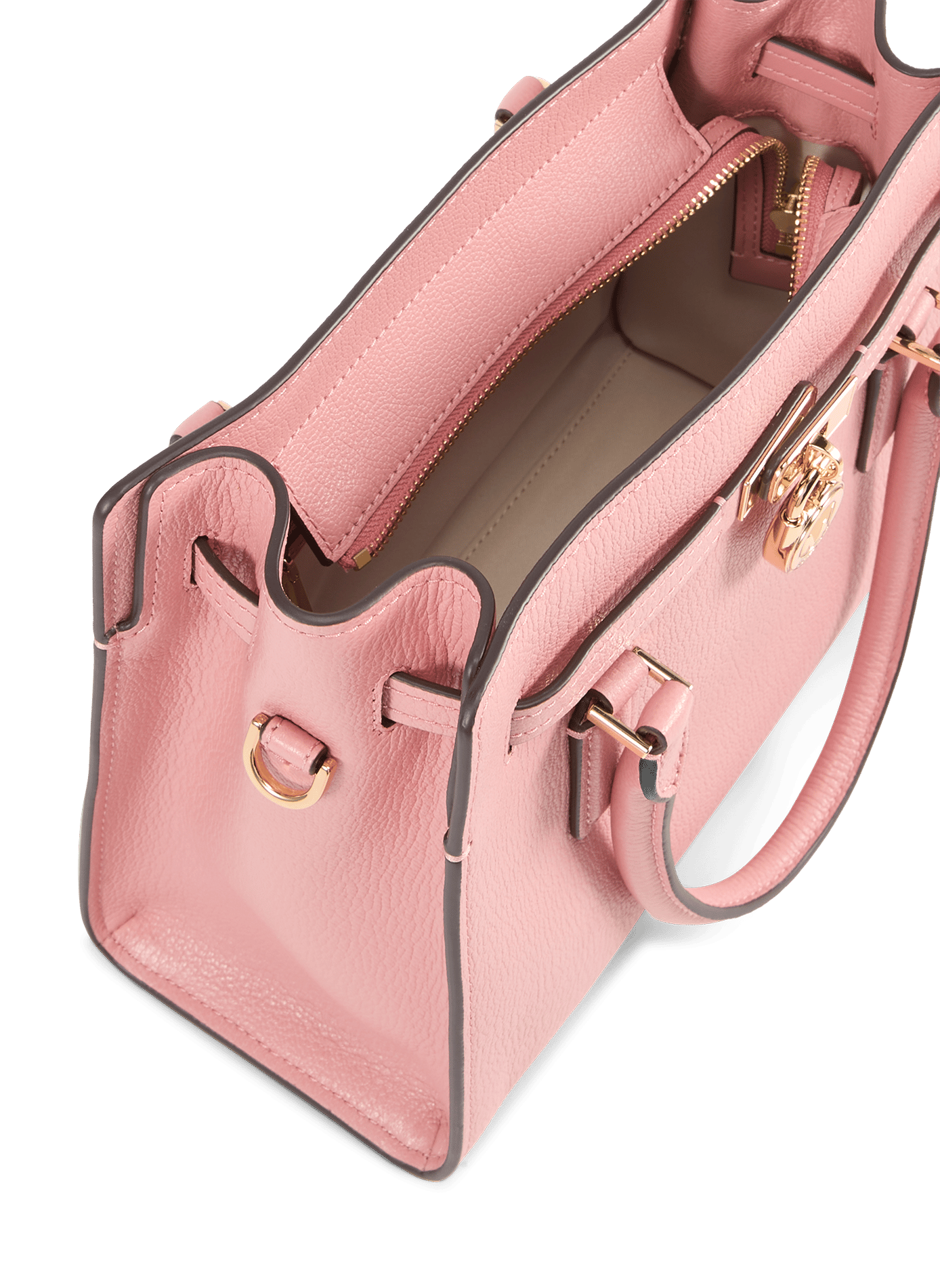 Modern leather Hamilton handbag | Pink MICHAEL KORS Women