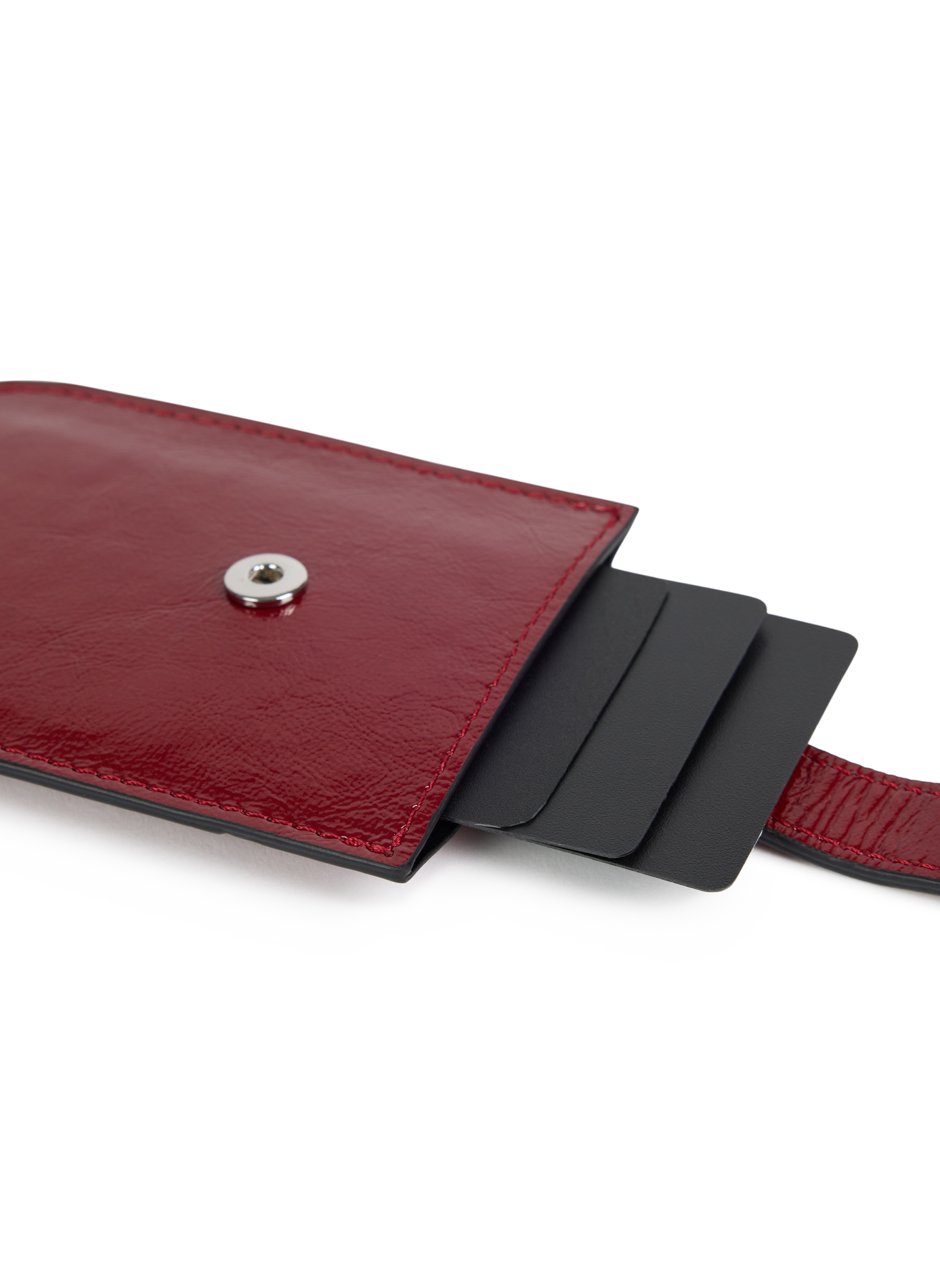 Lederkartenhalter NAT & NIN Rot
