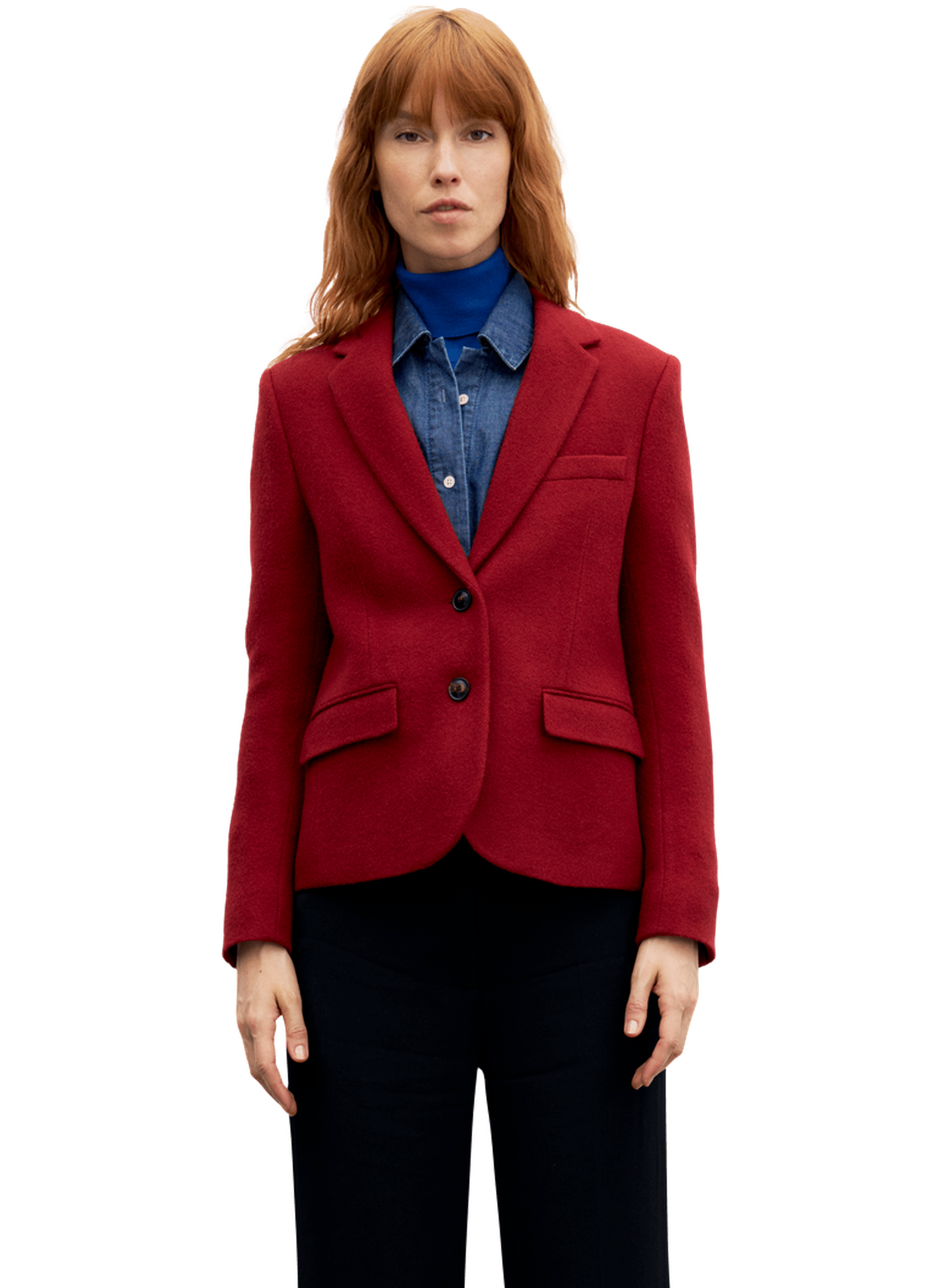 Veste en laine vierge - julis GERARD DAREL Rouge