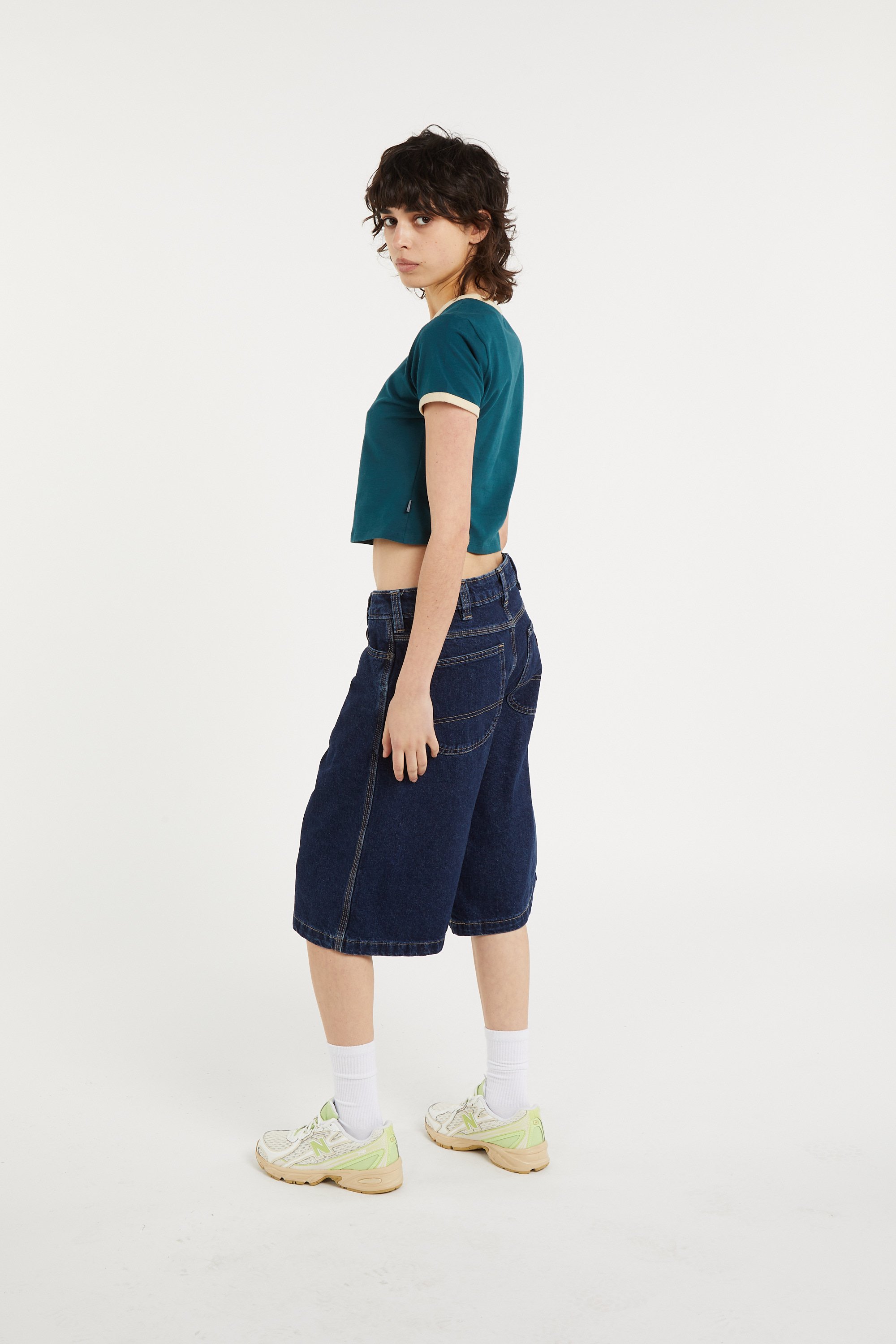 Short 957 13 inch denim short w DICKIES Bleu