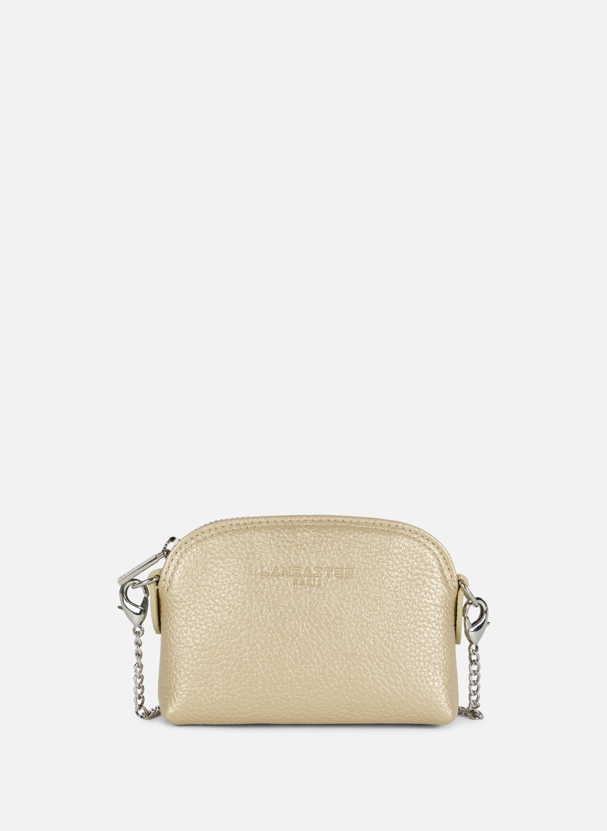 Petit porte-monnaie - foulonné pm LANCASTER Doré