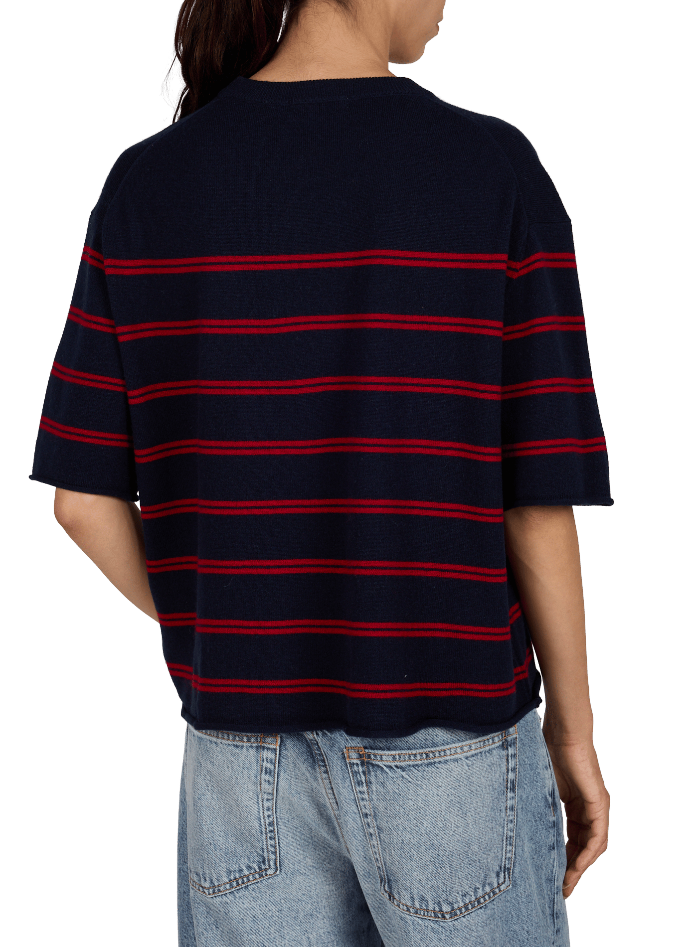 Oversize-Pullover aus Wolle und Kaschmir BELLEROSE Mehrfarbig