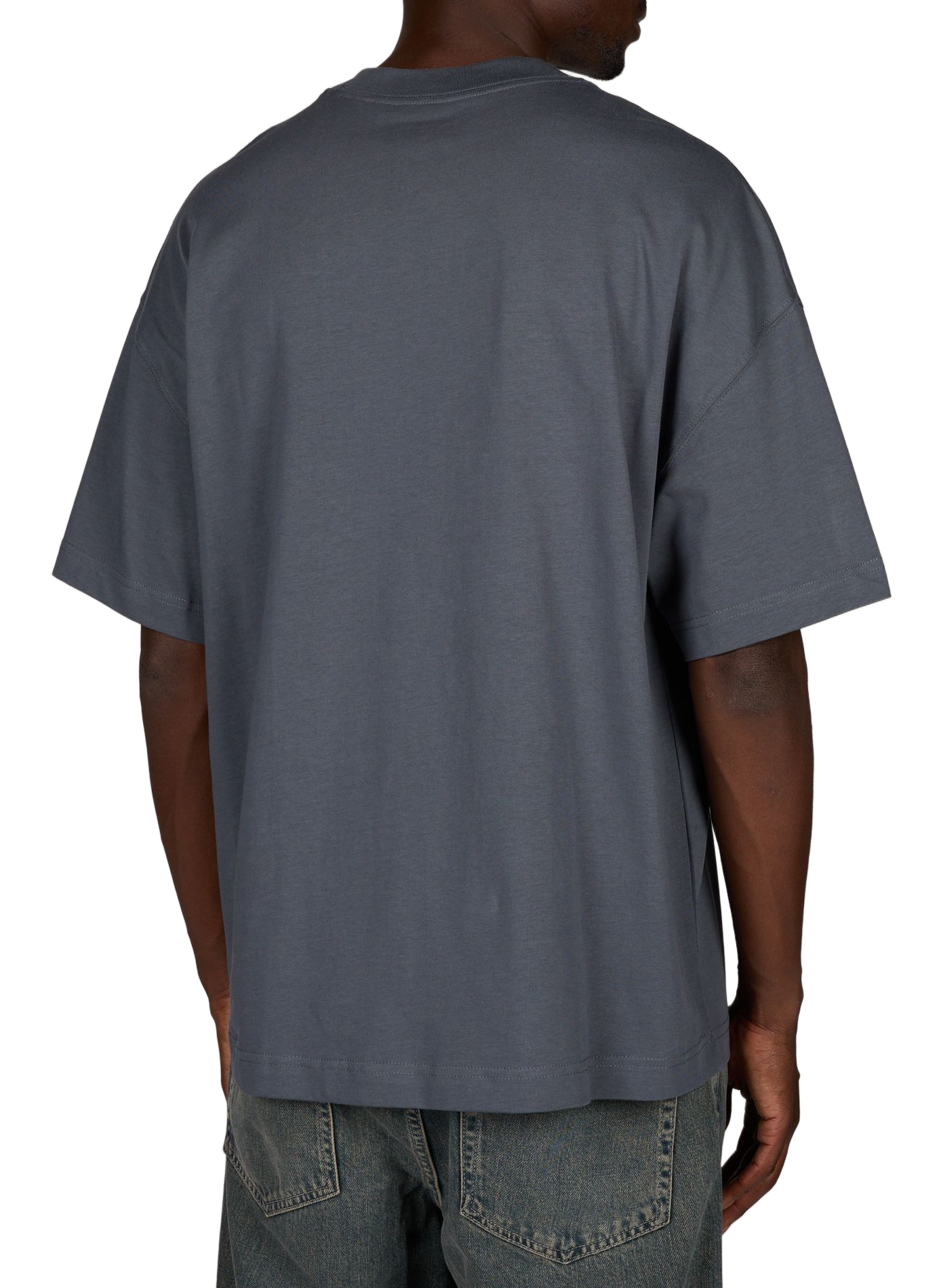 T-Shirt mit bedruckter Pennon aus Baumwolle CARHARTT WIP Blau