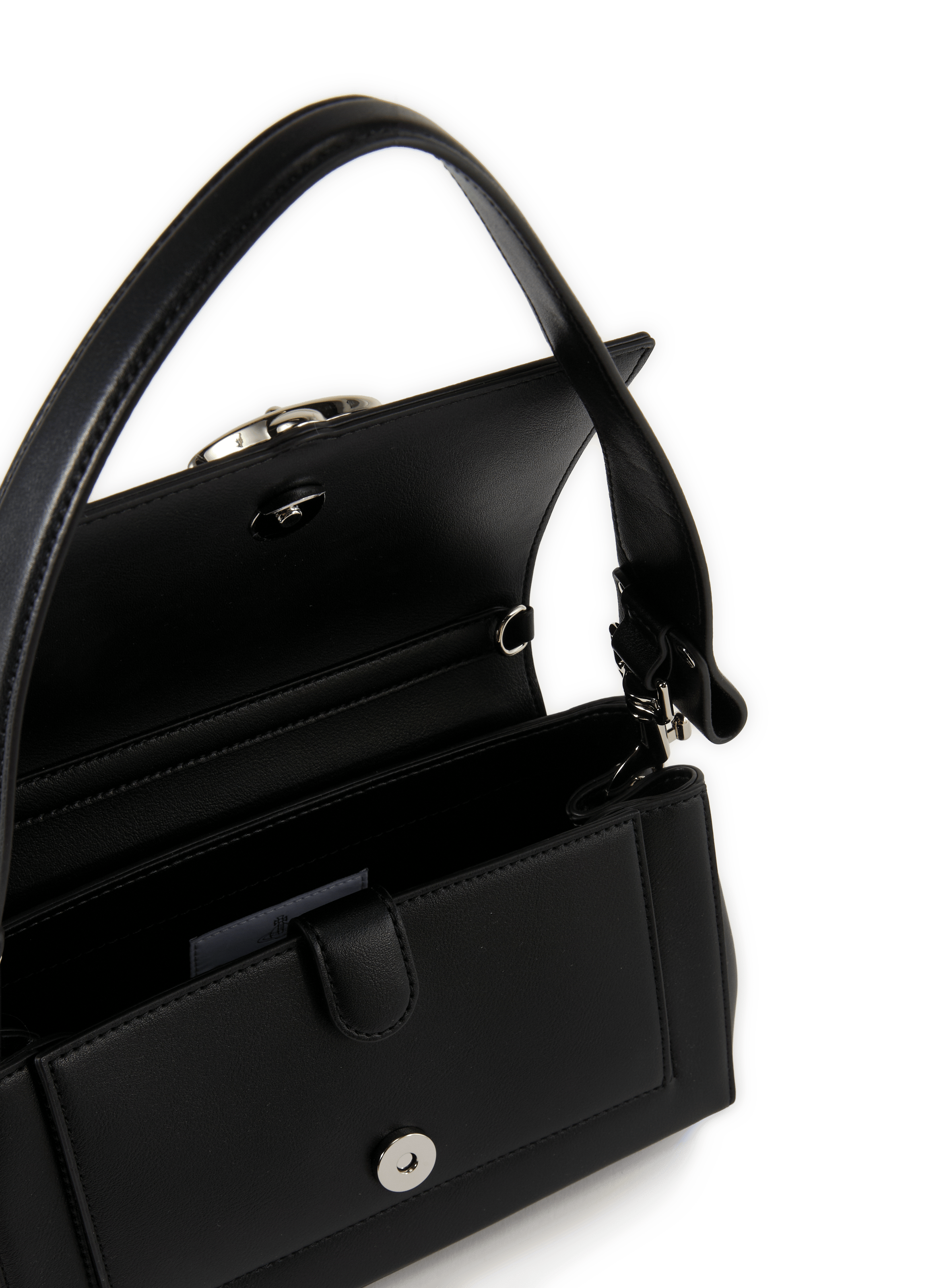 Einfarbige Schultertasche VIVIENNE WESTWOOD Schwarz