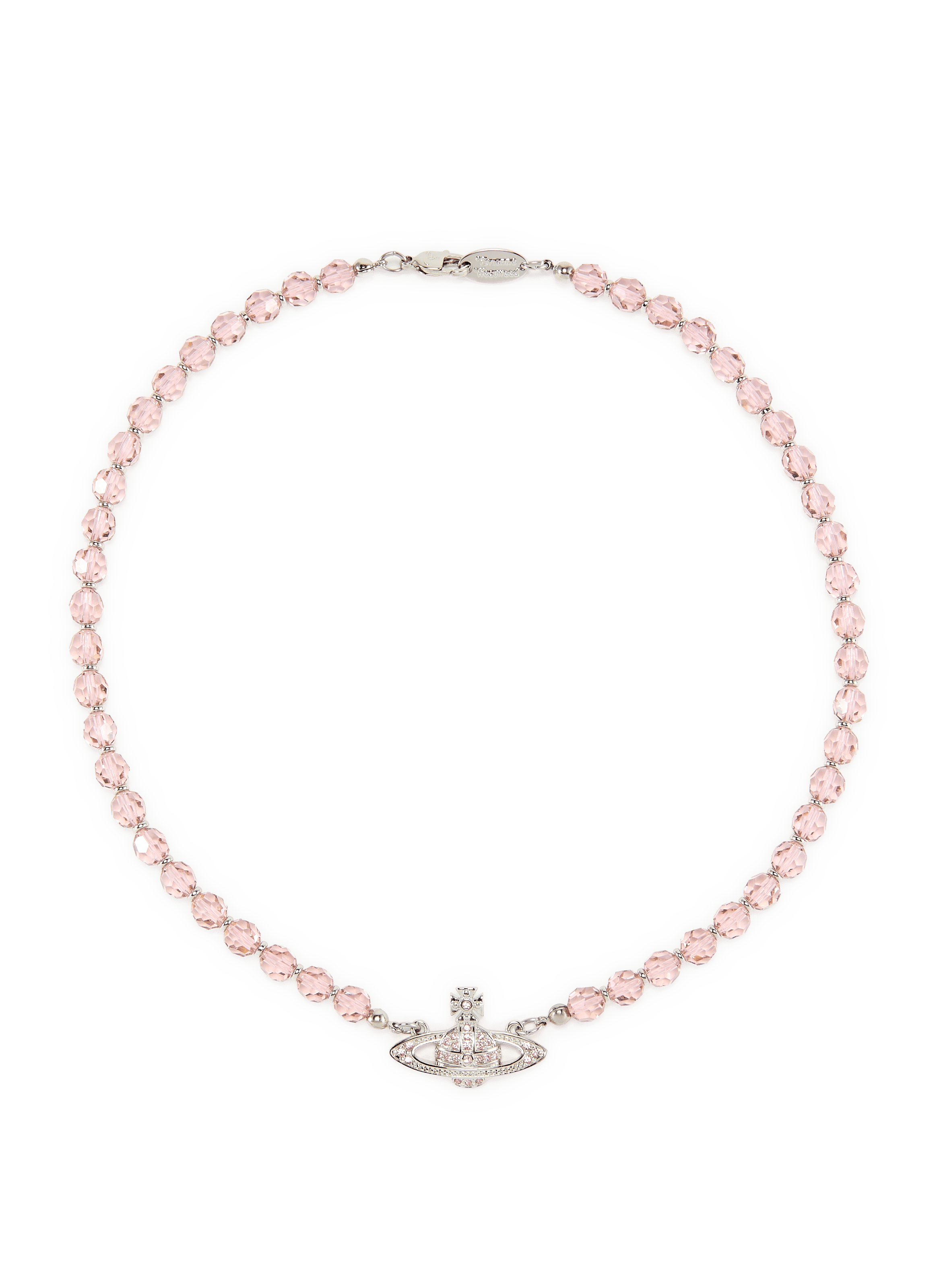 Messaline brass choker necklace VIVIENNE WESTWOOD Silver