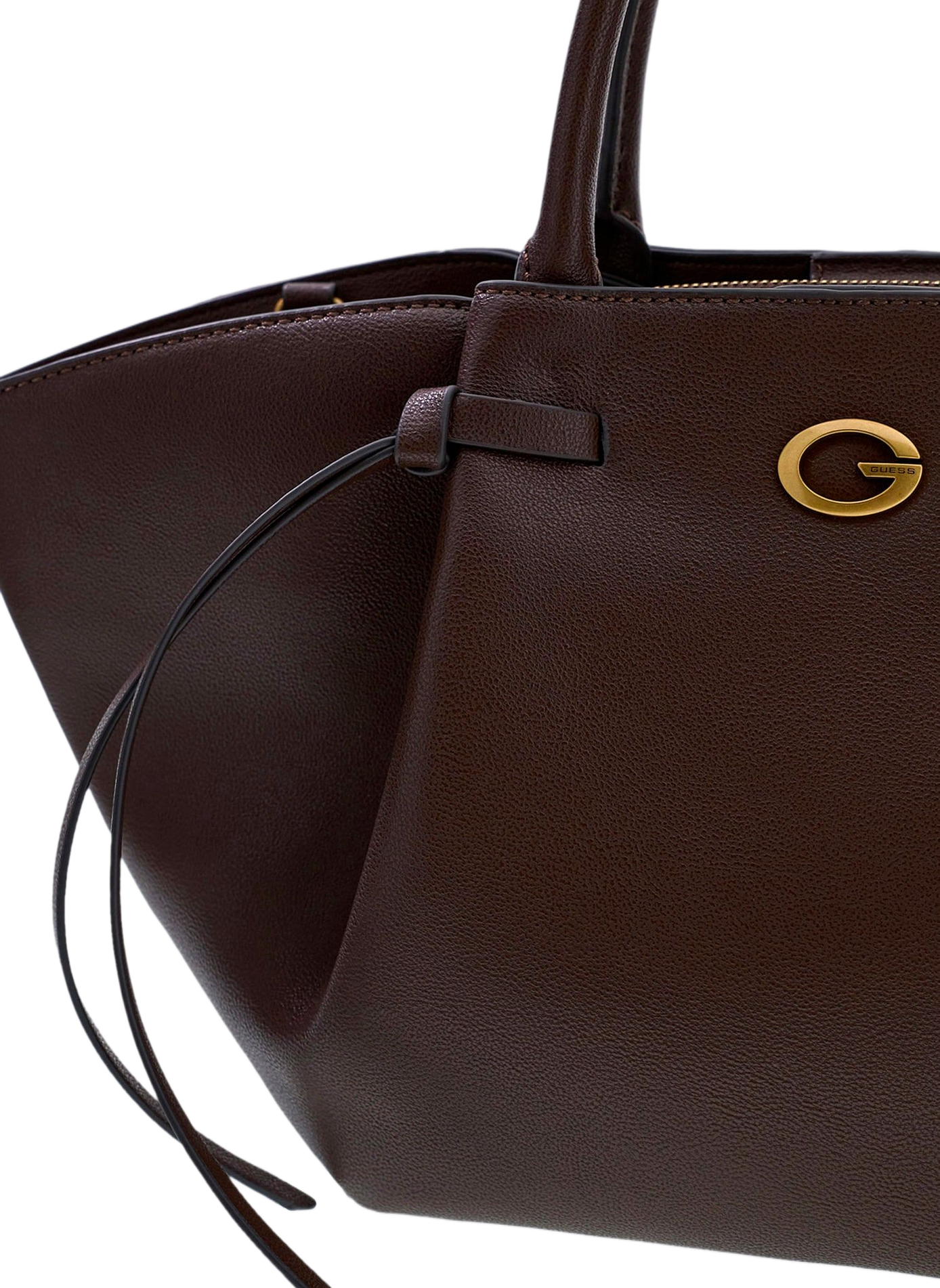Sac à main effet cuir GUESS Marron