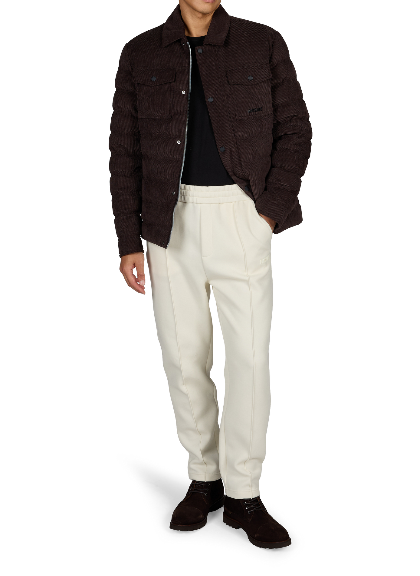 Cohen-Cdy Steppmantel mit klassischem geripptem Kragen MACKAGE Braun