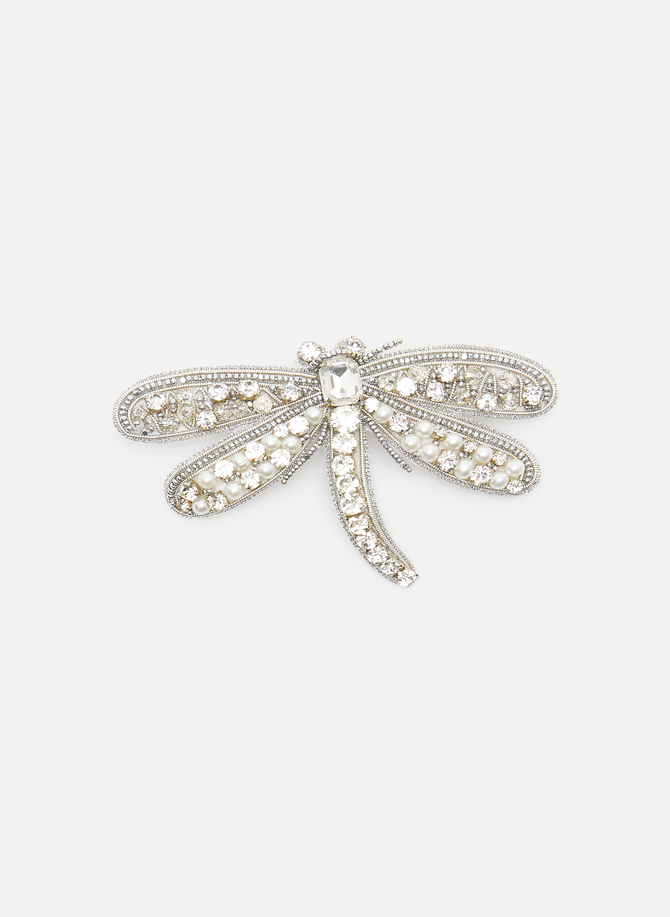 Crystal-embellished dragonfly brooch DICE KAYEK