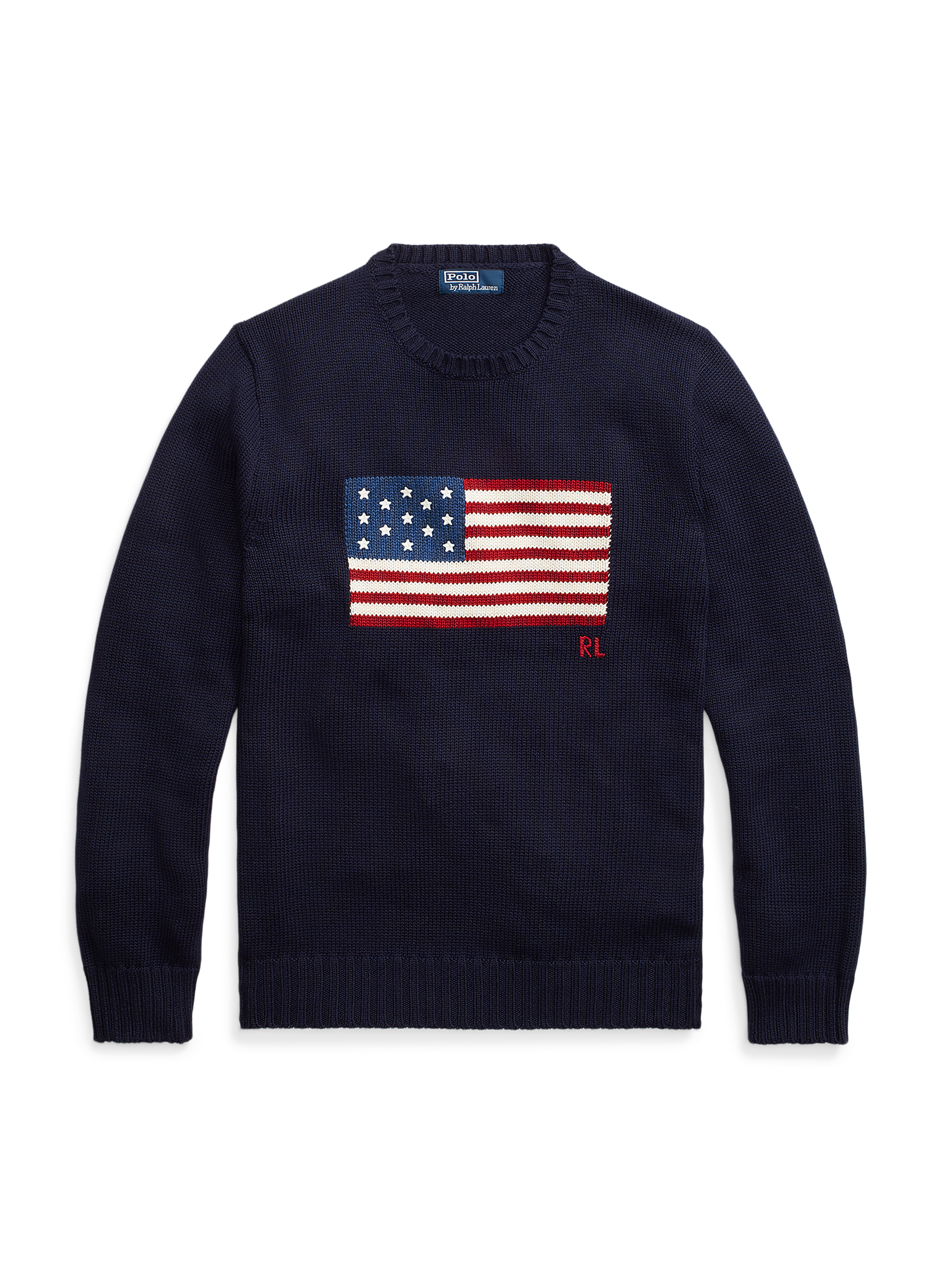 Printed cotton jumper POLO RALPH LAUREN Blue