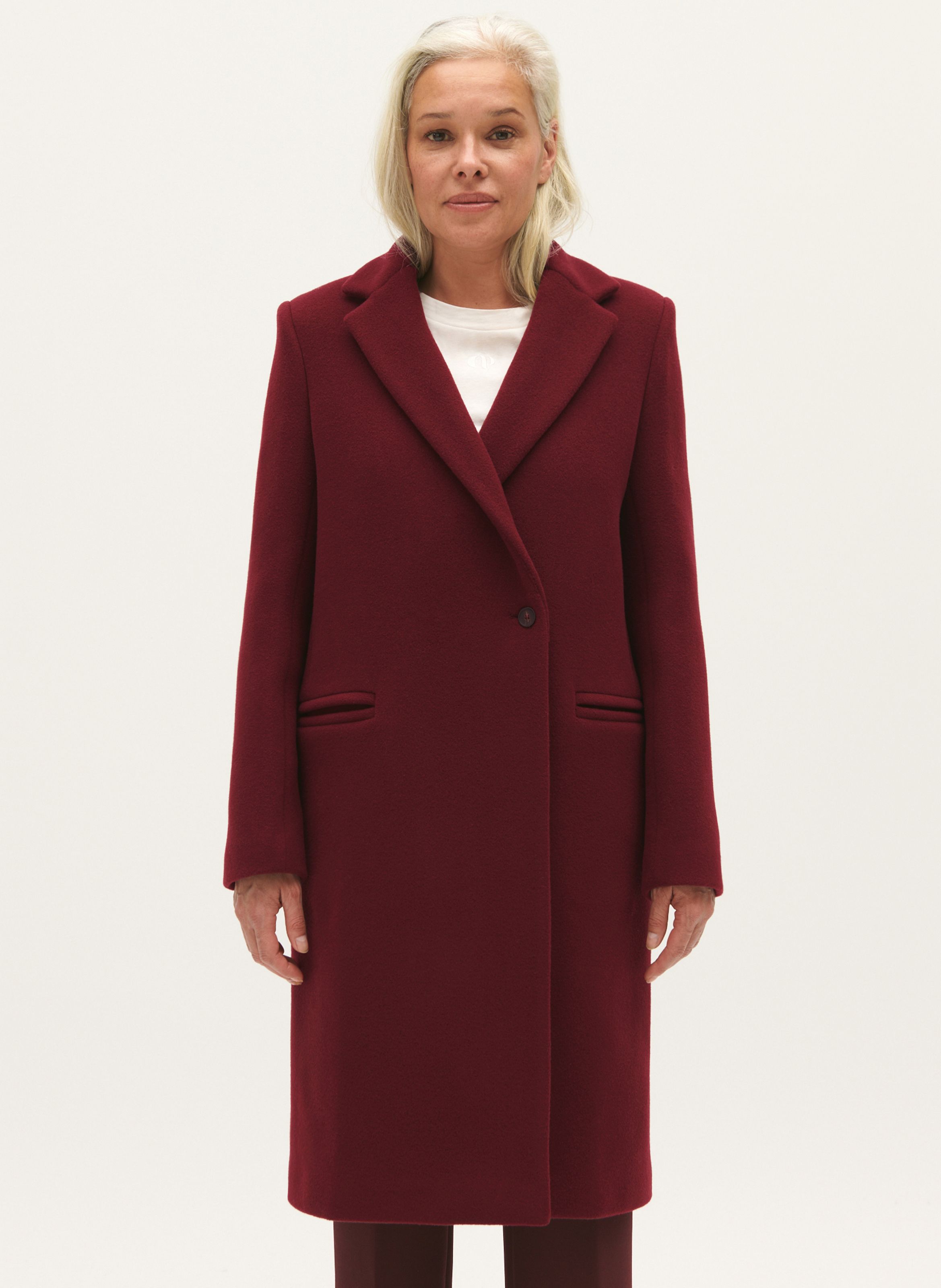 Manteau rouge claudie pierlot new arrivals