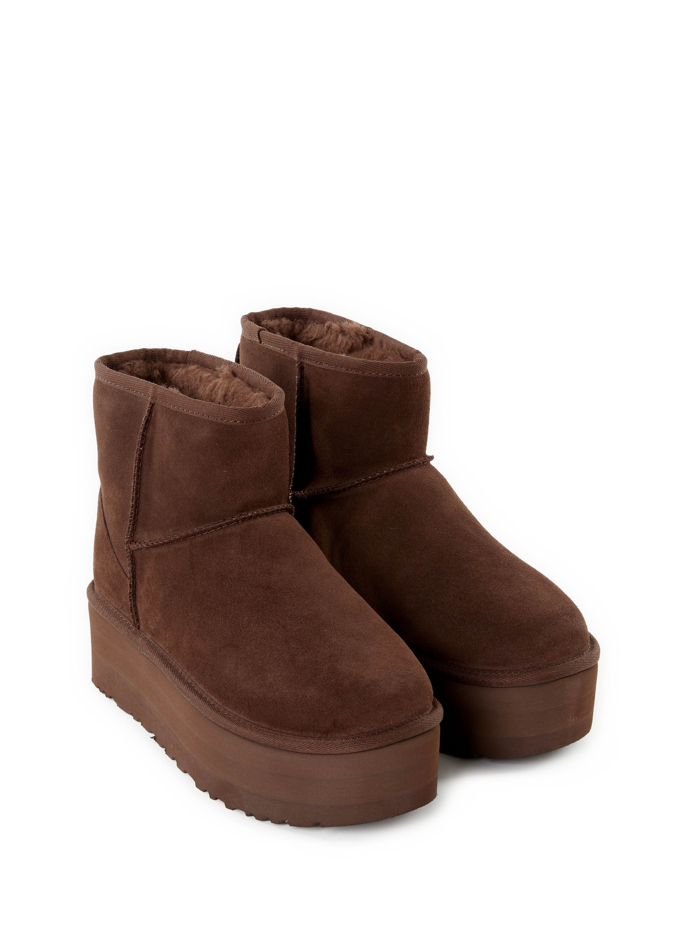 Platform ankle boots UGG Brown