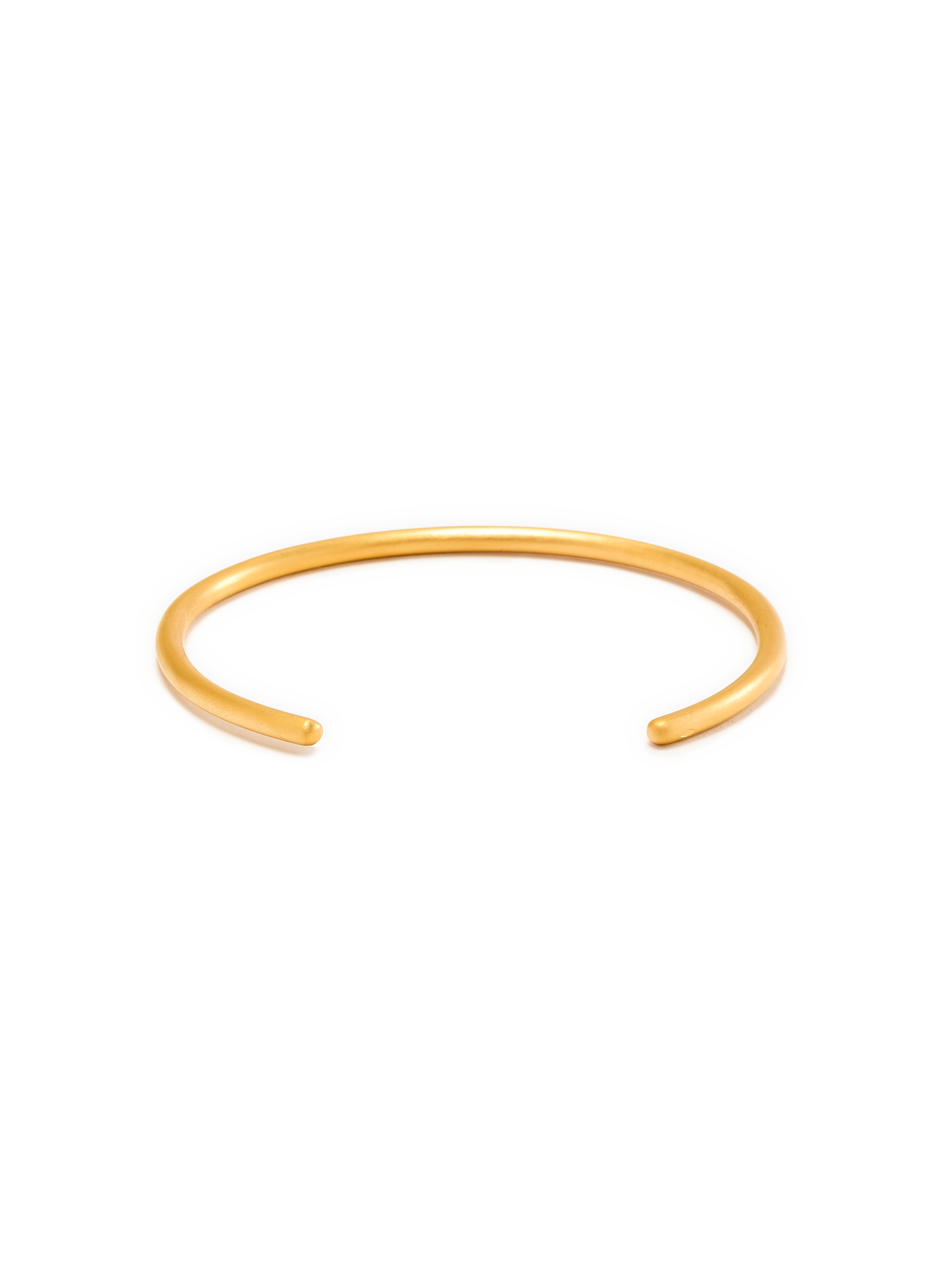 Bracelet jonc 3.0 mat en vermeil ALT PARIS Doré