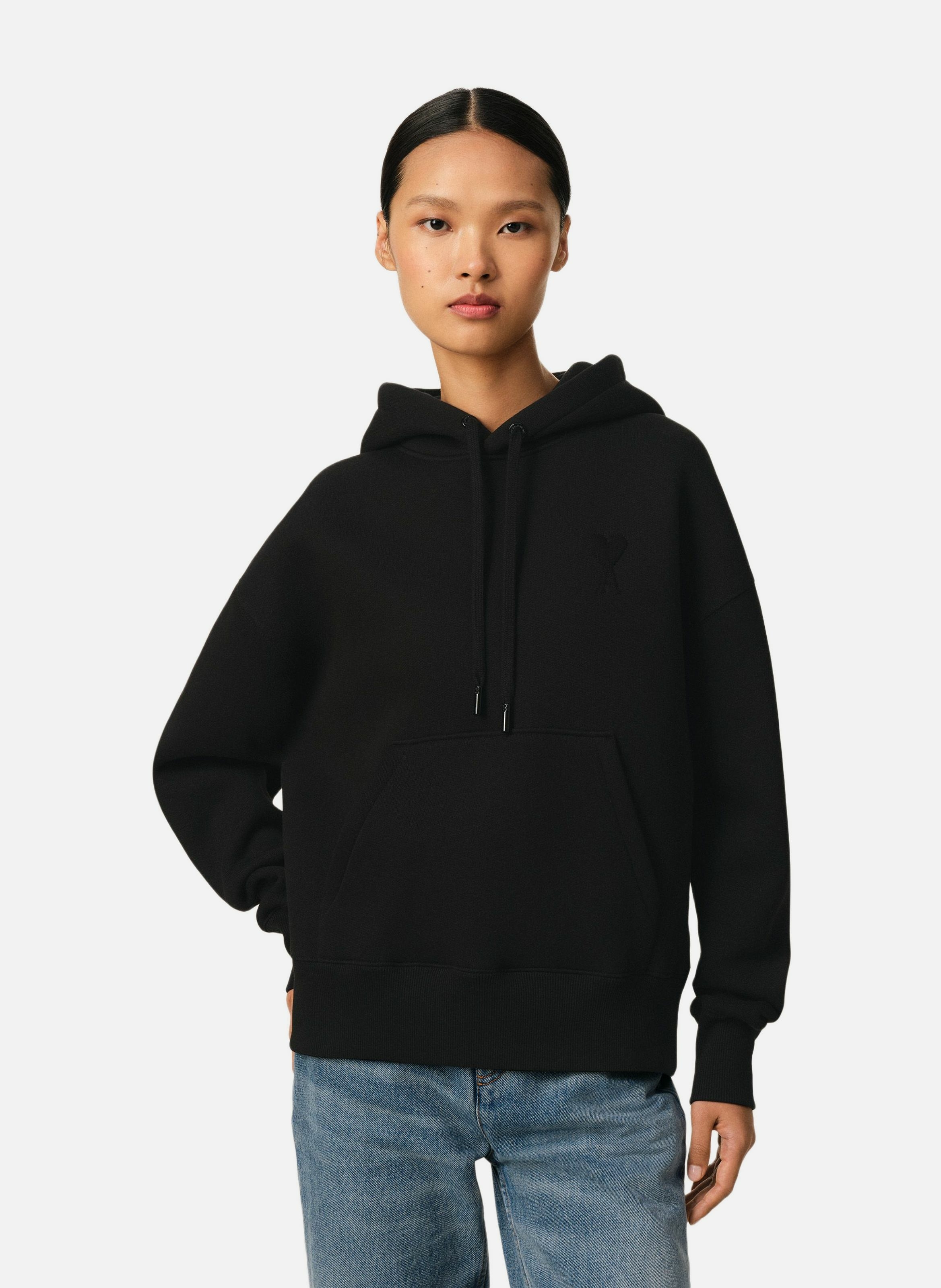 Hoodie ami de coeur unisexe AMI PARIS Noir