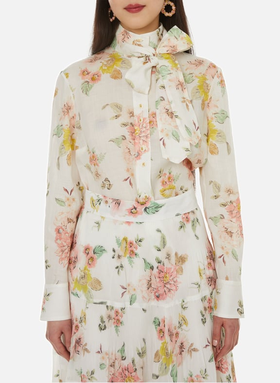 Chemise en ramie Multicolore by ZIMMERMANN ZIMMERMANN Chemise en ramie Multicolore