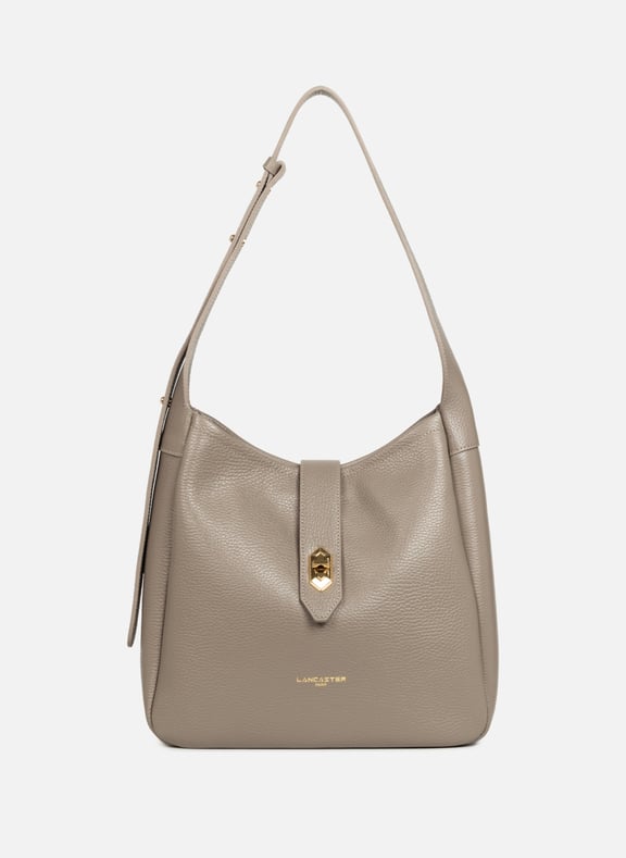 Sac seau - top double Gris by LANCASTER LANCASTER Sac seau - top double Gris