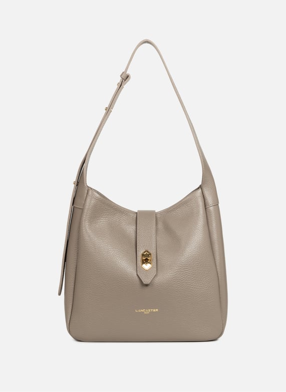 M bucket bag - Top Double | Grey by LANCASTER M bucket bag - Top Double Grey
