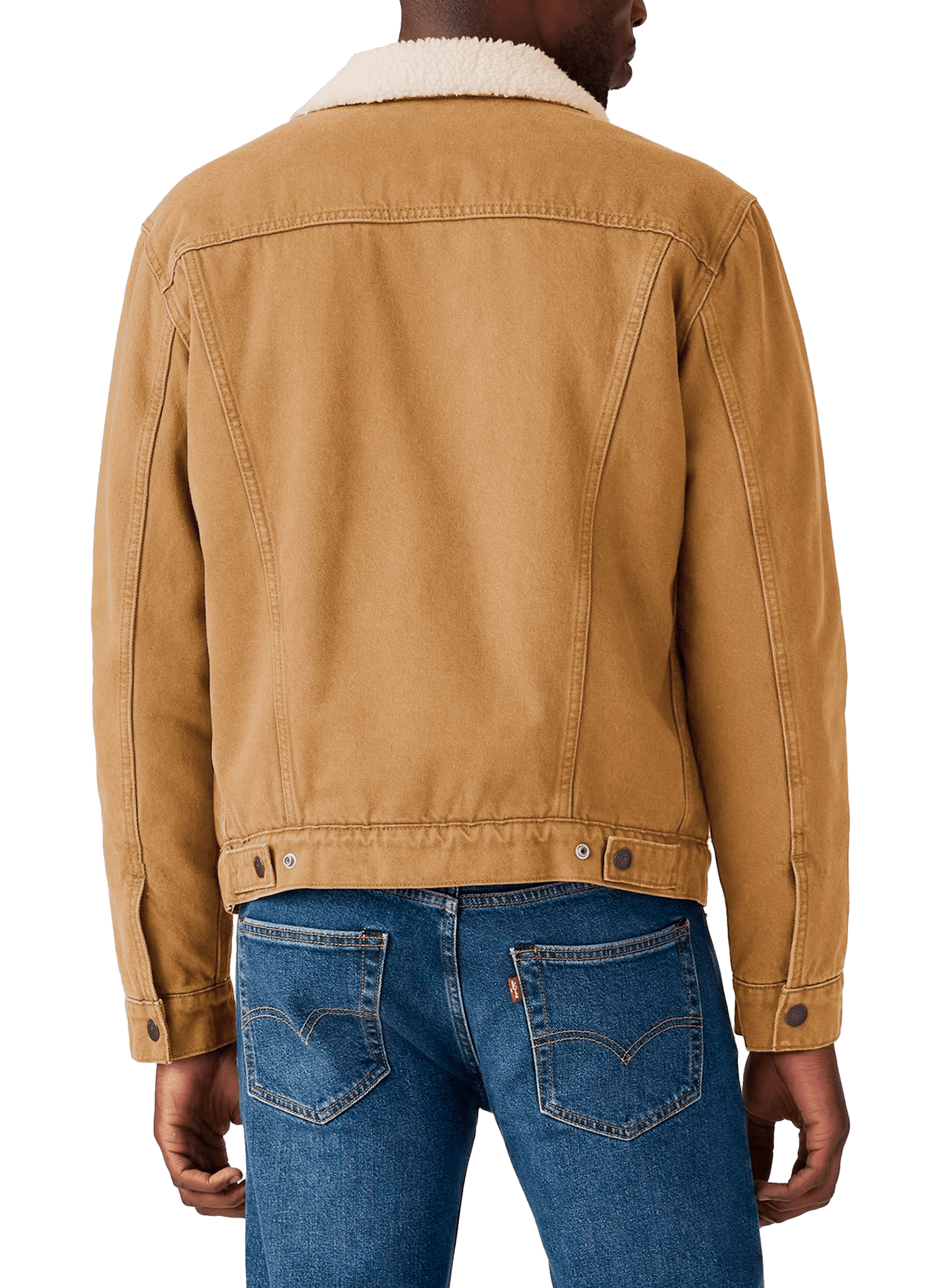 Veste en jean molletonnée LEVI&#039;S Marron